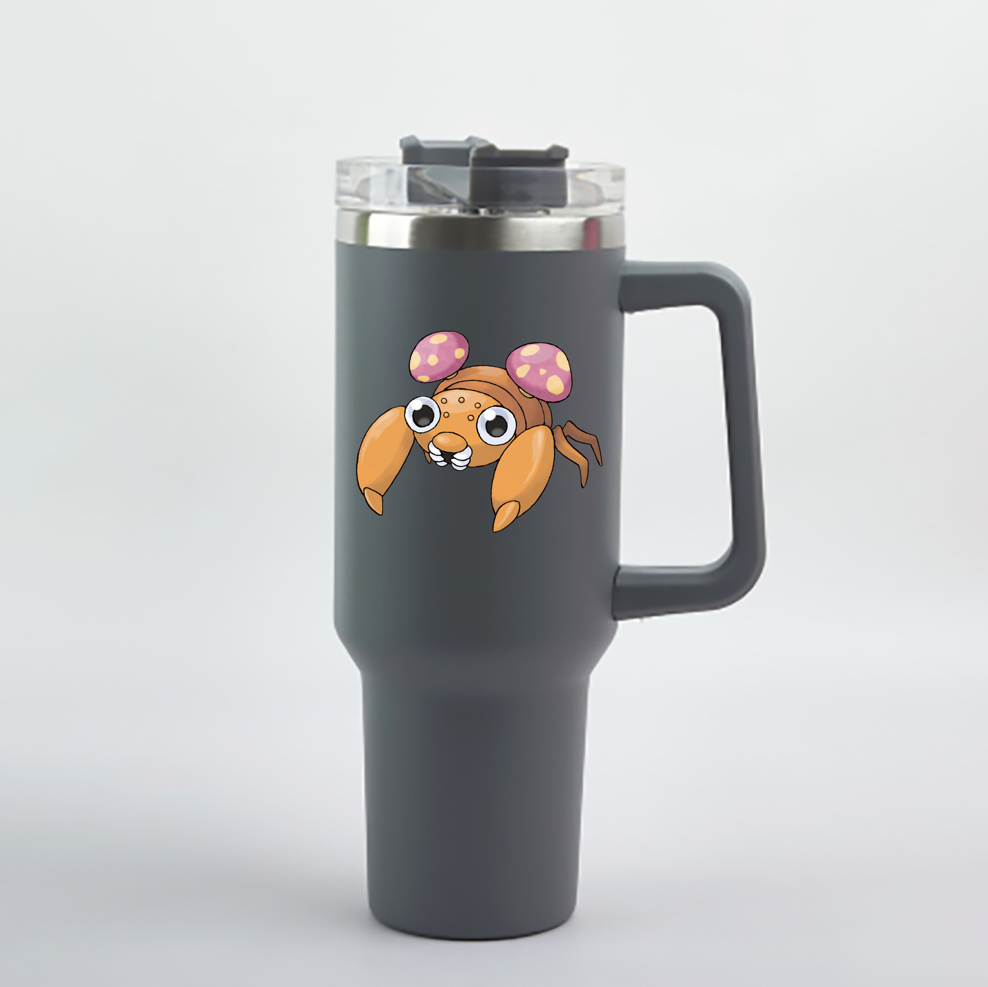 （画像用） ポケットモンスター Pokémon 1200mL車用タンブラー - クリスタルステッカー（プラスチックストロー付き）