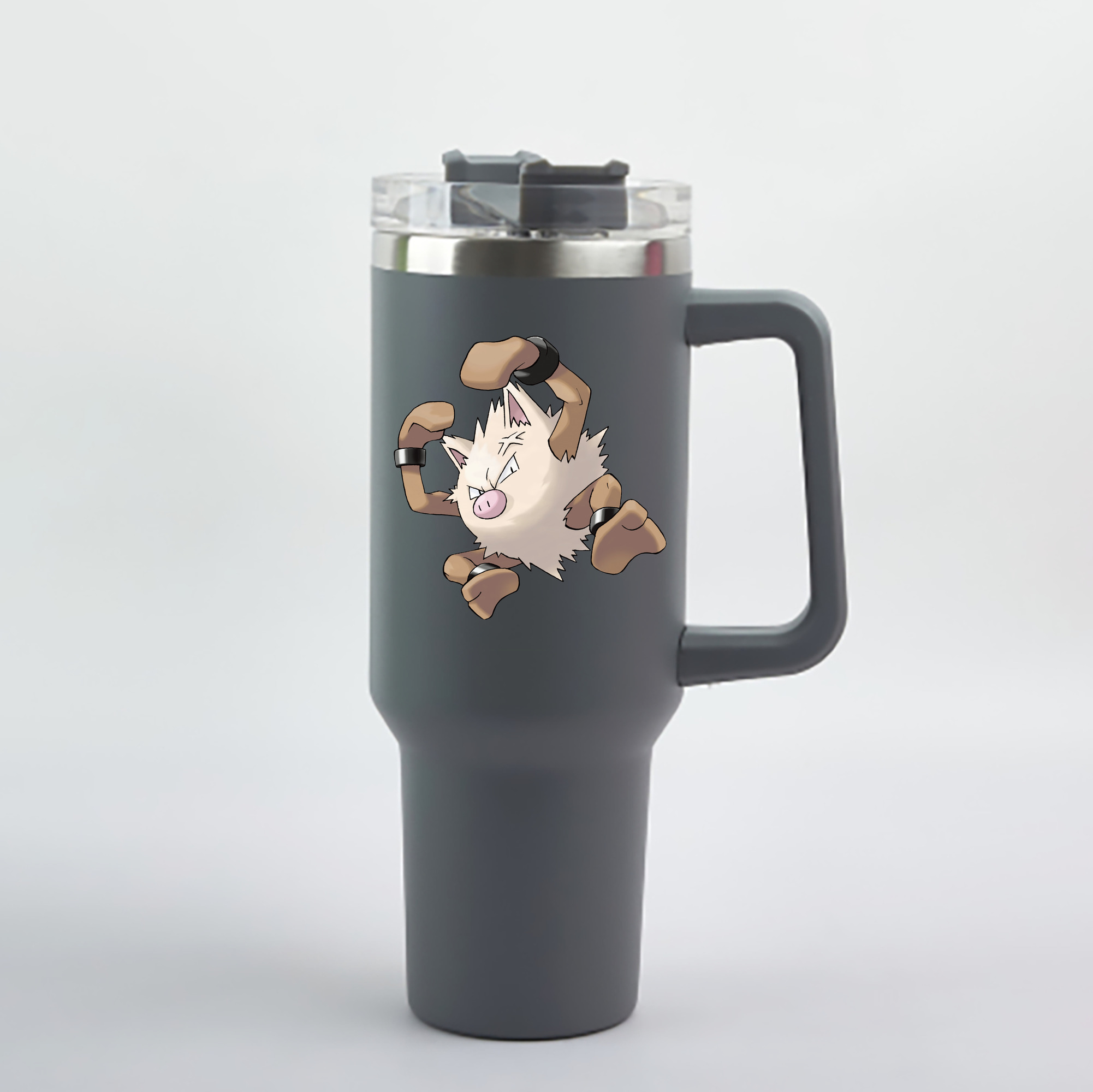 （画像用） ポケットモンスター Pokémon 1200mL車用タンブラー - クリスタルステッカー（プラスチックストロー付き）