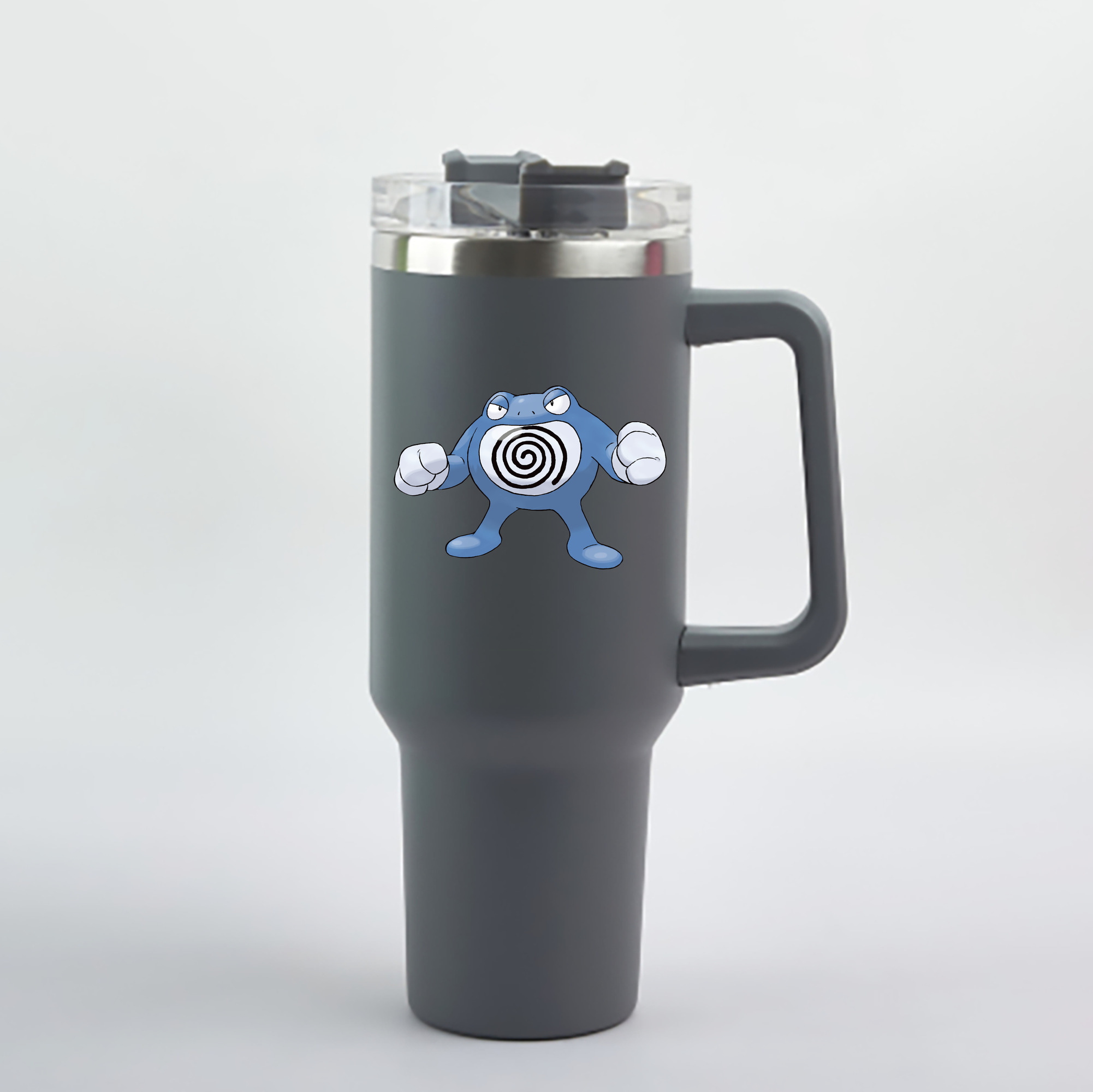 （画像用） ポケットモンスター Pokémon 1200mL車用タンブラー - クリスタルステッカー（プラスチックストロー付き）