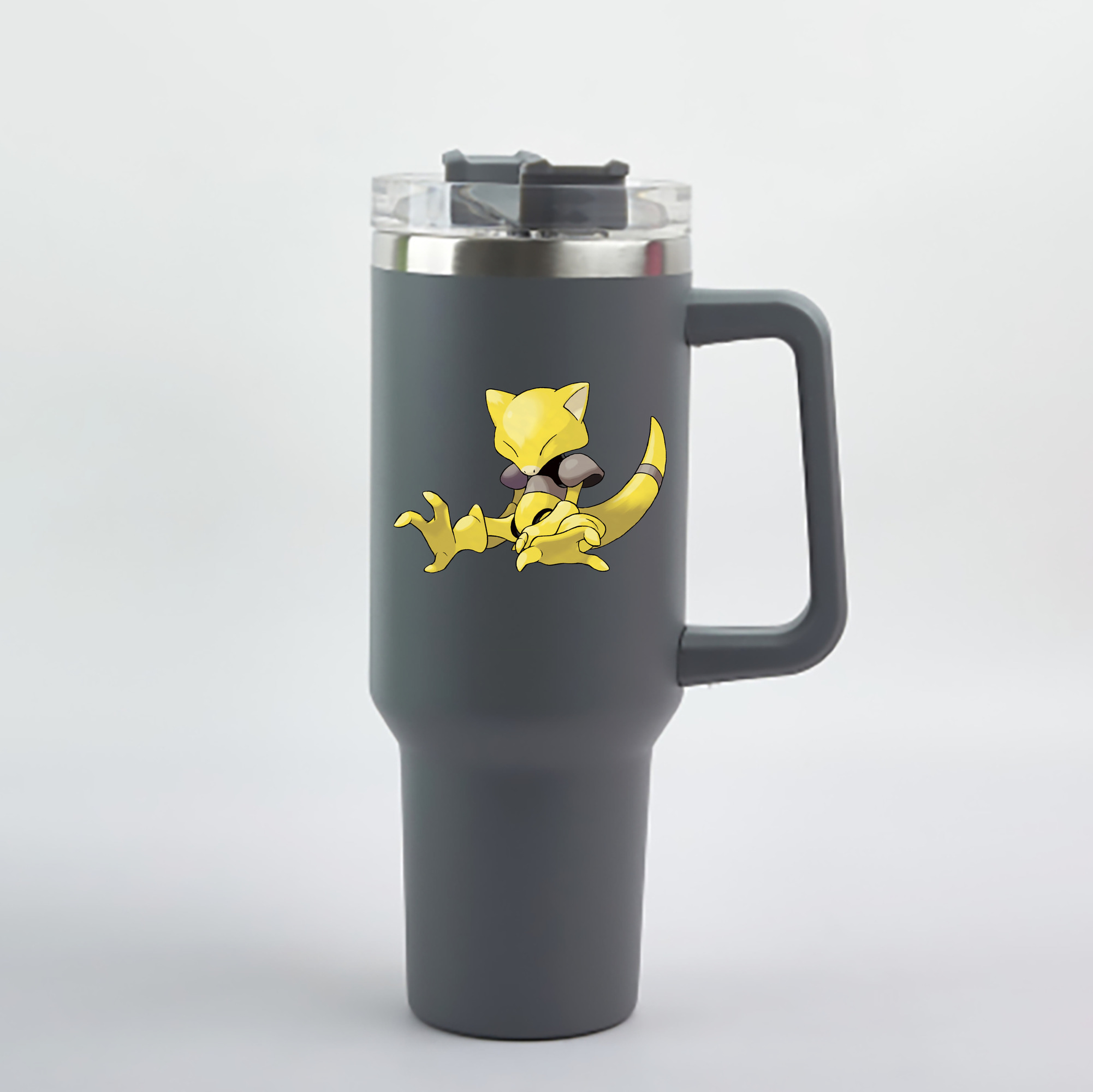 （画像用） ポケットモンスター Pokémon 1200mL車用タンブラー - クリスタルステッカー（プラスチックストロー付き）
