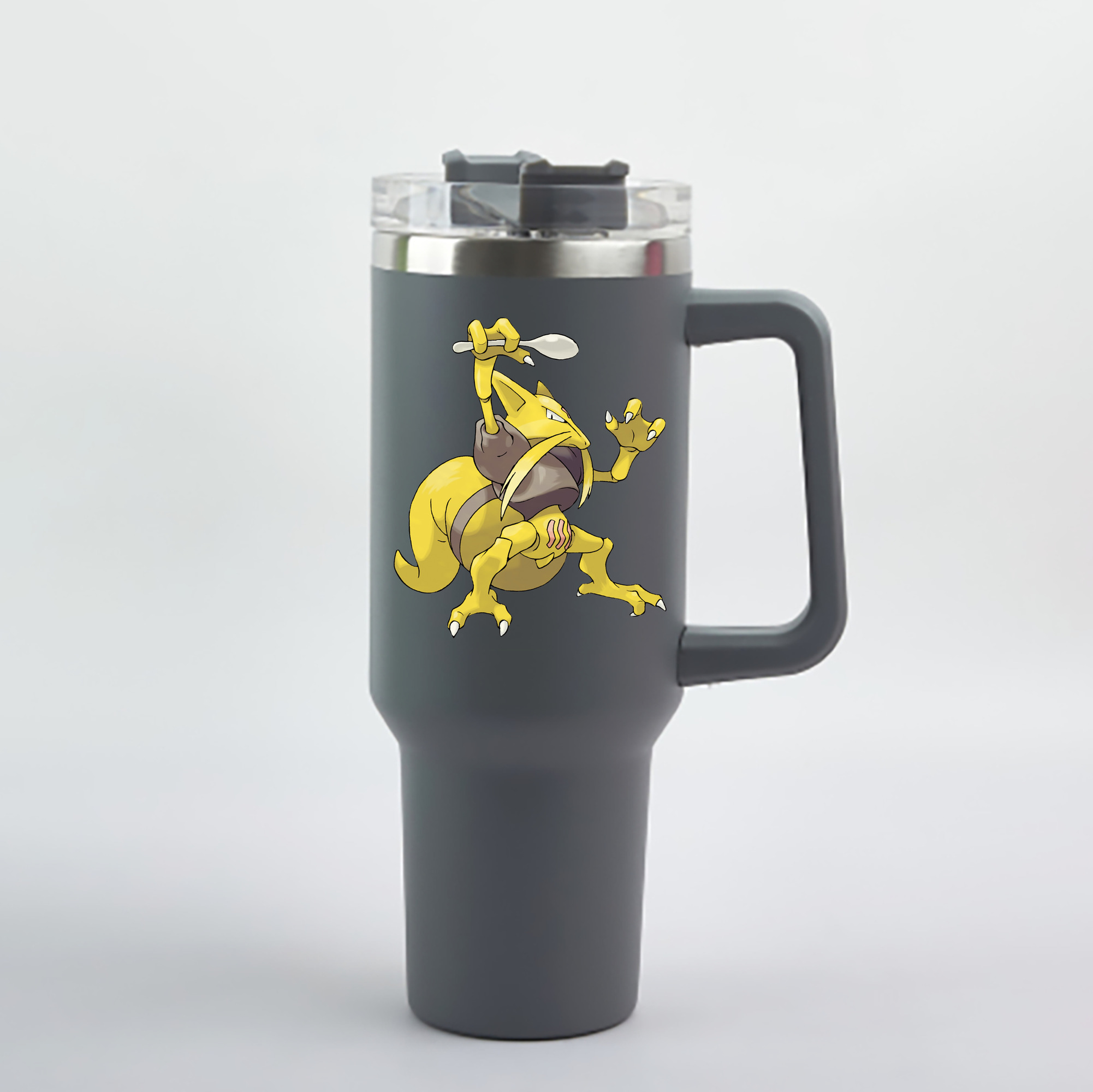 （画像用） ポケットモンスター Pokémon 1200mL車用タンブラー - クリスタルステッカー（プラスチックストロー付き）
