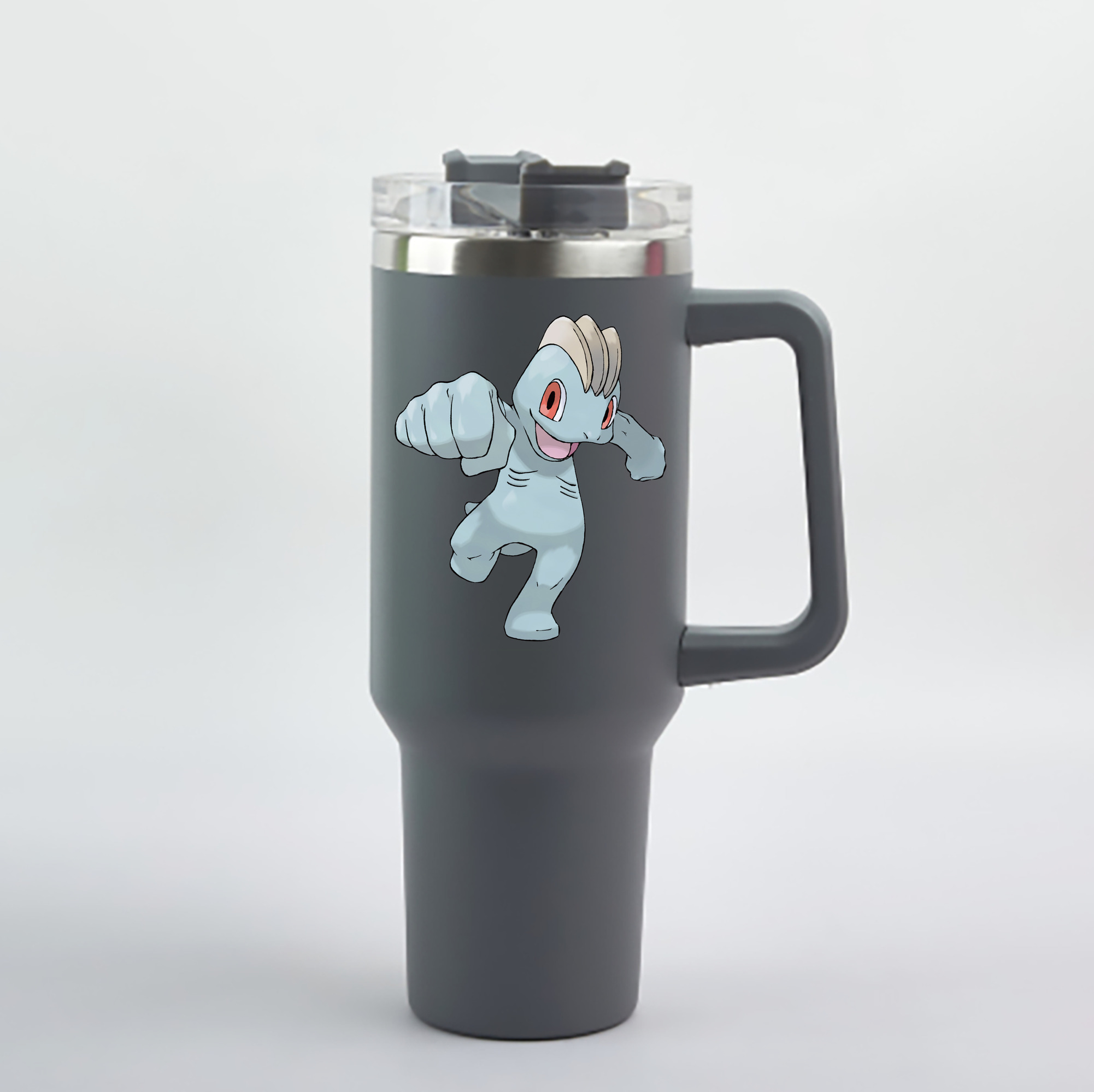 （画像用） ポケットモンスター Pokémon 1200mL車用タンブラー - クリスタルステッカー（プラスチックストロー付き）