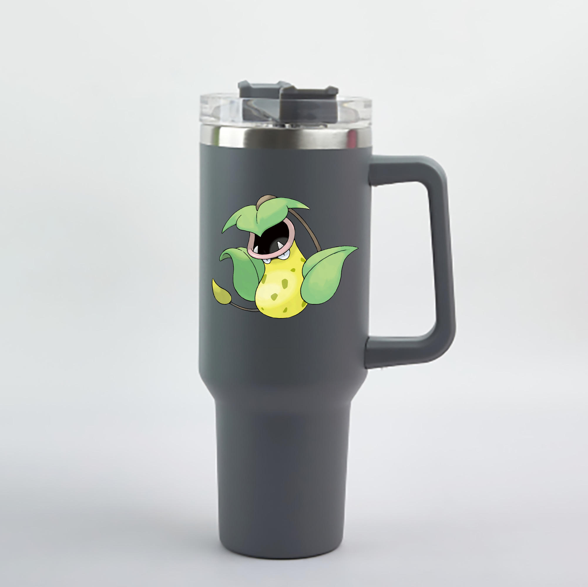 （画像用） ポケットモンスター Pokémon 1200mL車用タンブラー - クリスタルステッカー（プラスチックストロー付き）