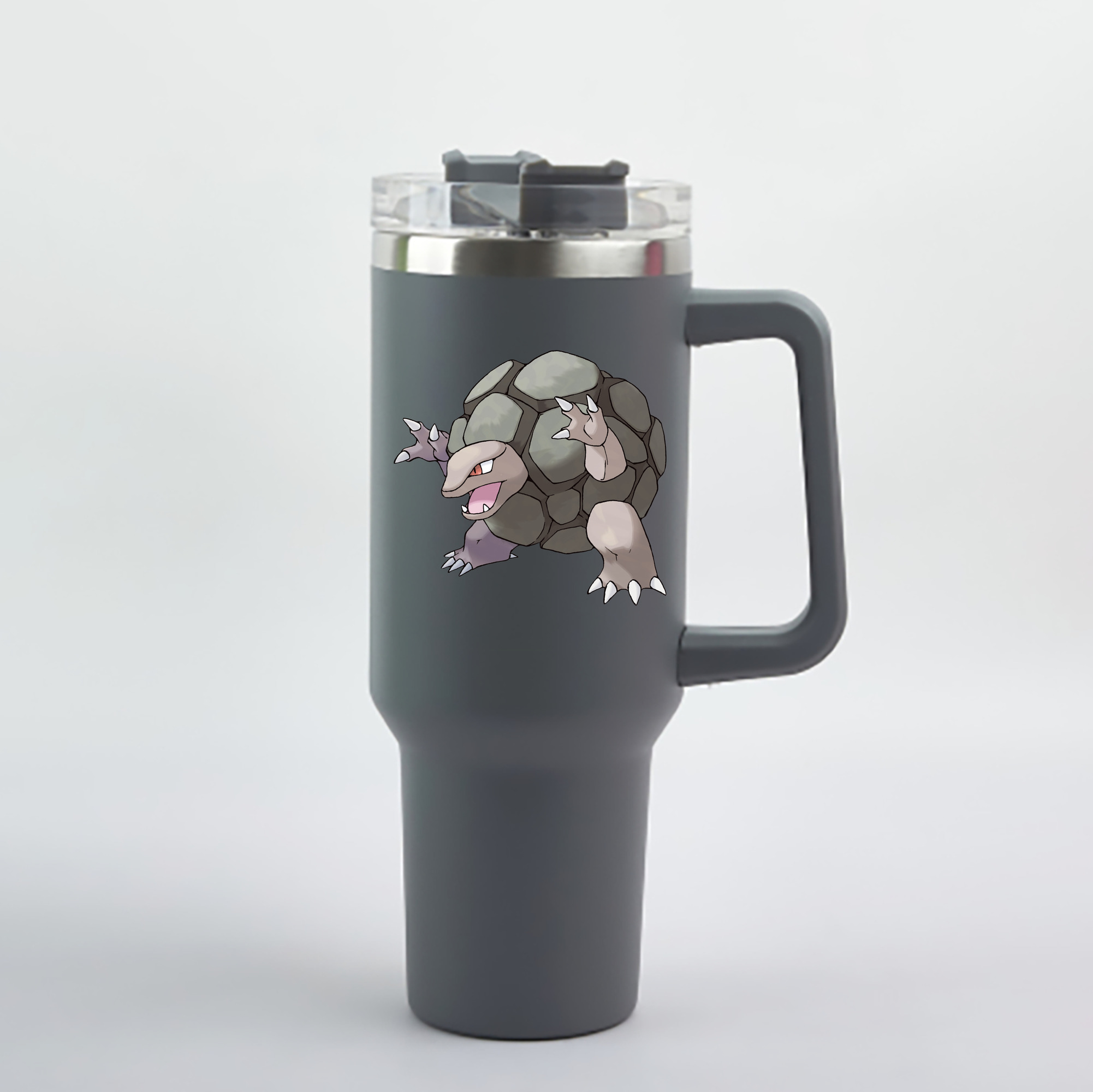 （画像用） ポケットモンスター Pokémon 1200mL車用タンブラー - クリスタルステッカー（プラスチックストロー付き）
