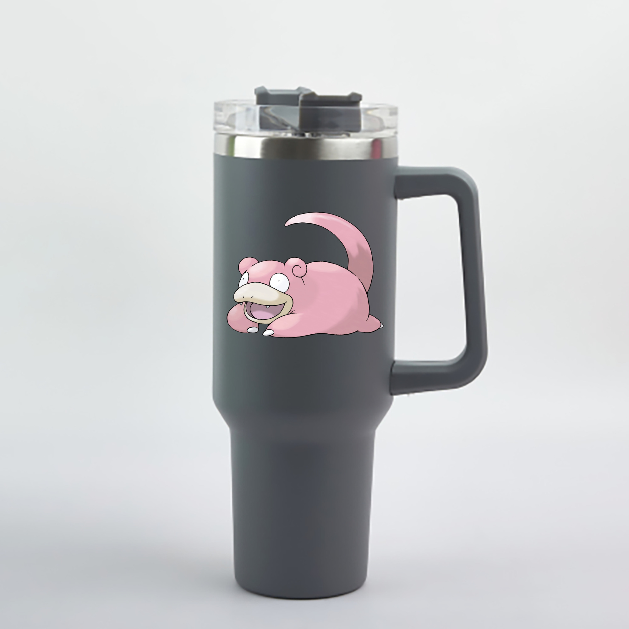 （画像用） ポケットモンスター Pokémon 1200mL車用タンブラー - クリスタルステッカー（プラスチックストロー付き）