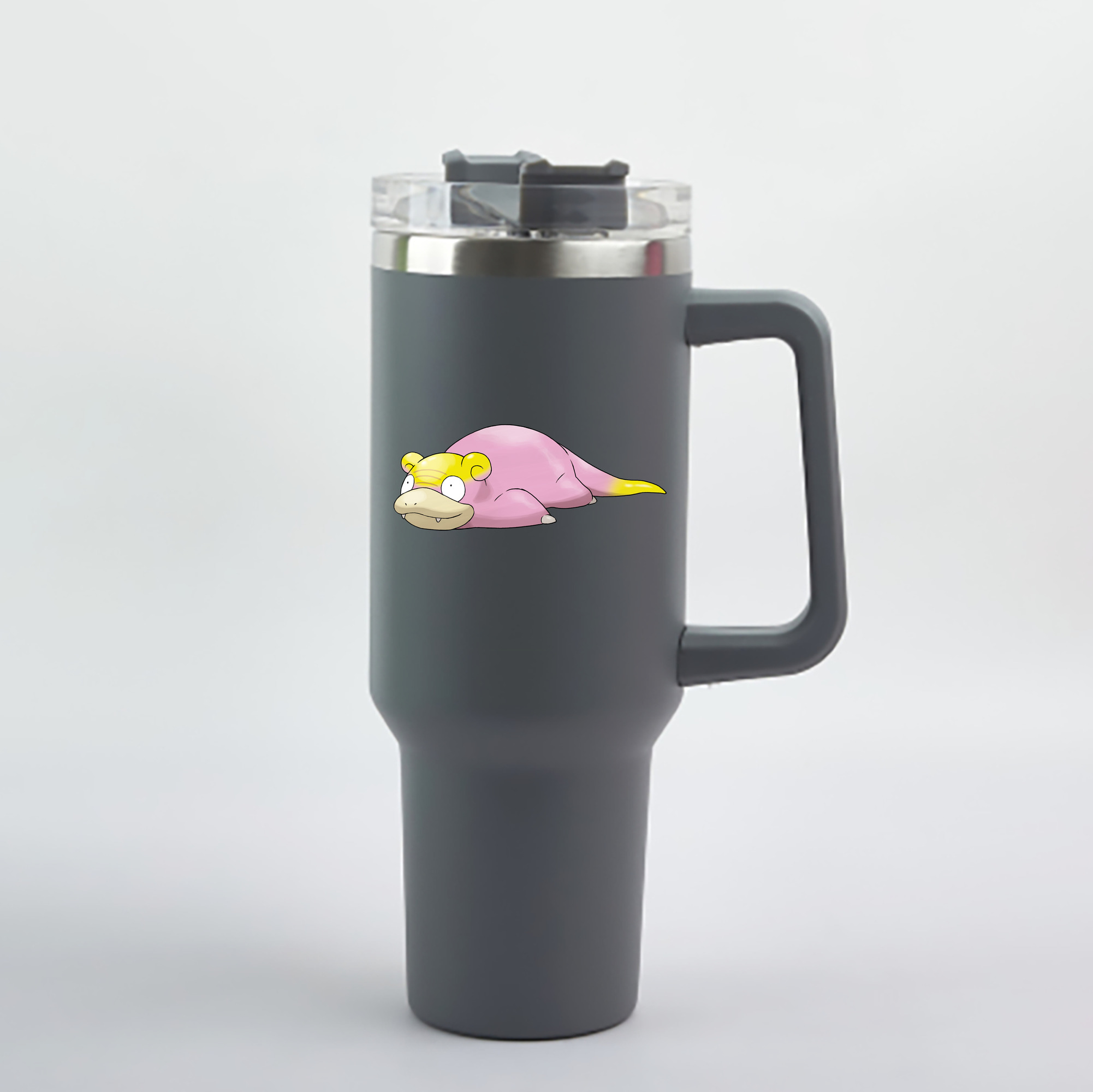 （画像用） ポケットモンスター Pokémon 1200mL車用タンブラー - クリスタルステッカー（プラスチックストロー付き）