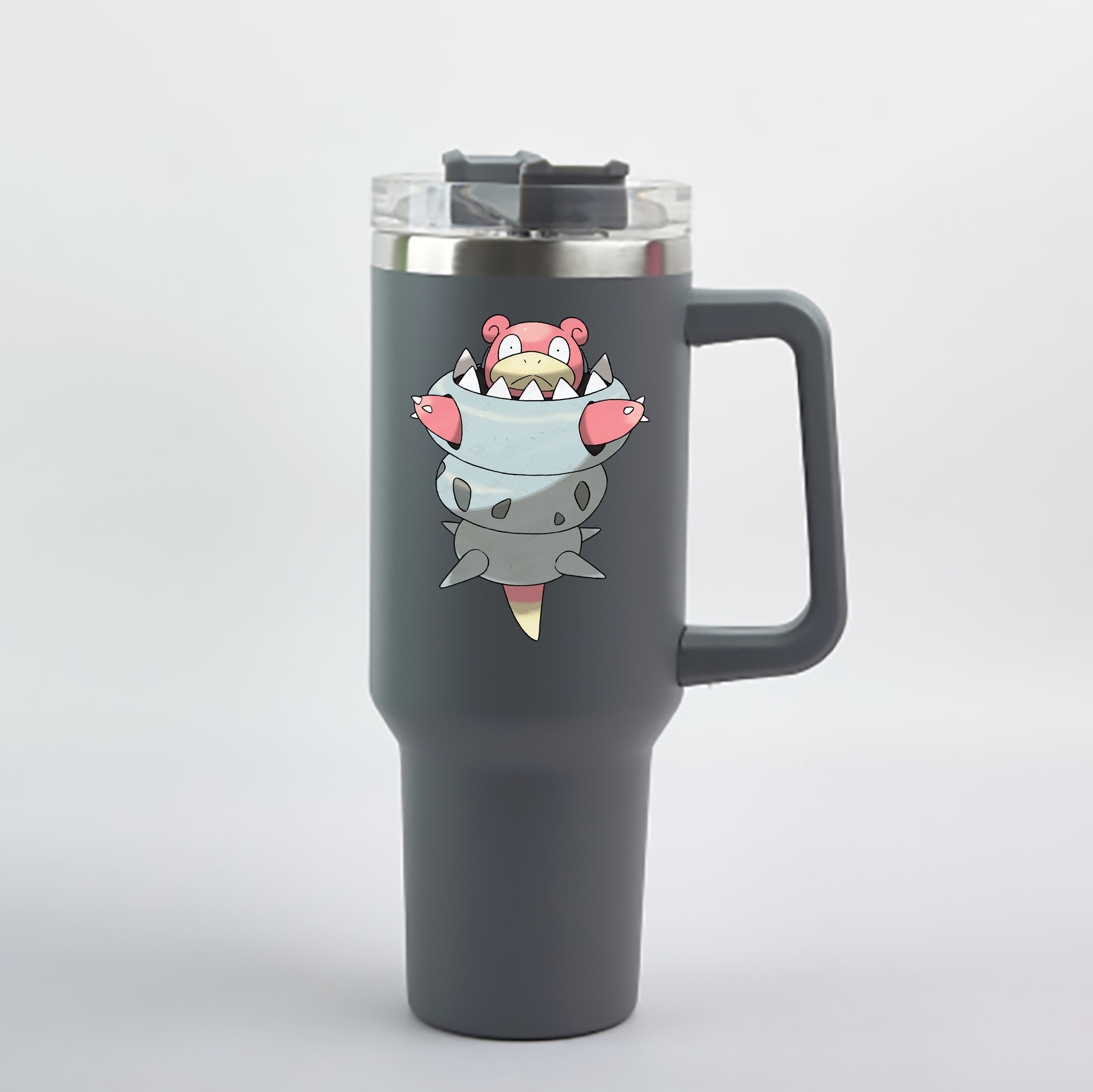 （画像用） ポケットモンスター Pokémon 1200mL車用タンブラー - クリスタルステッカー（プラスチックストロー付き）