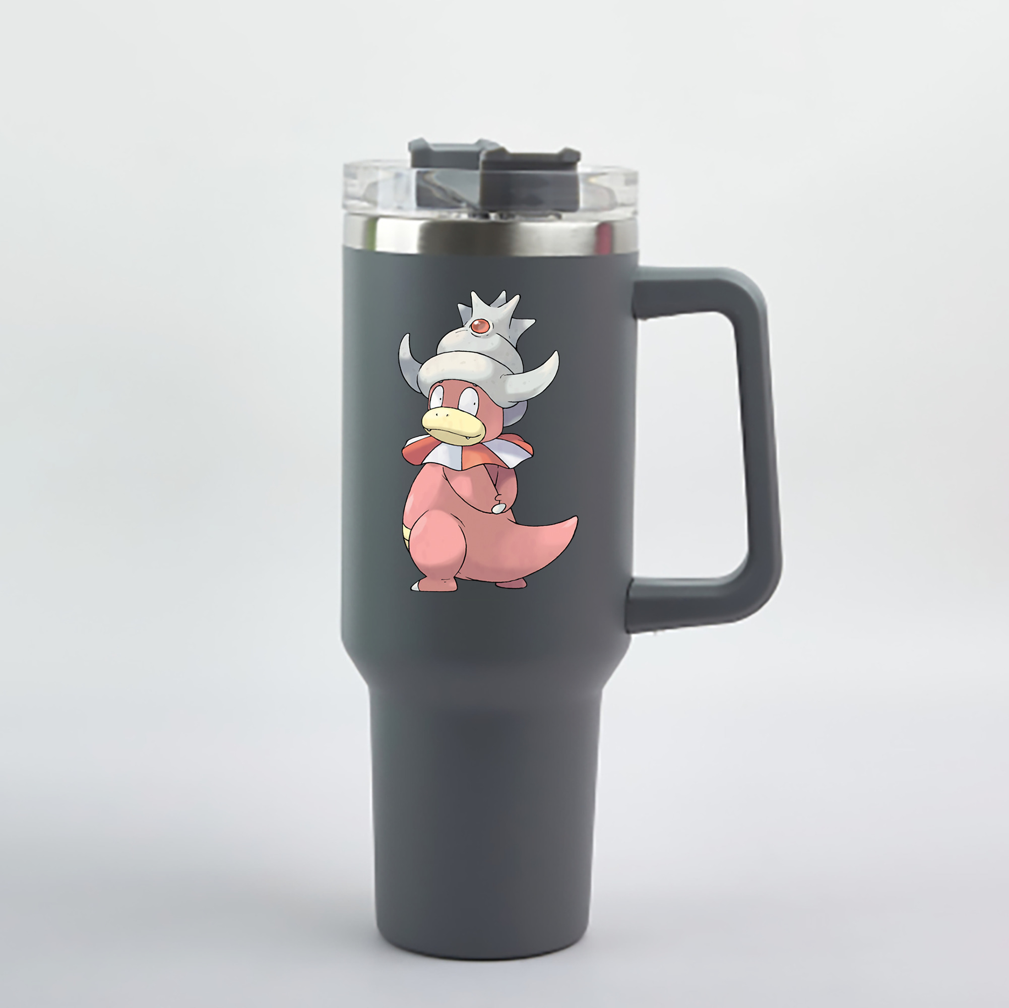 （画像用） ポケットモンスター Pokémon 1200mL車用タンブラー - クリスタルステッカー（プラスチックストロー付き）