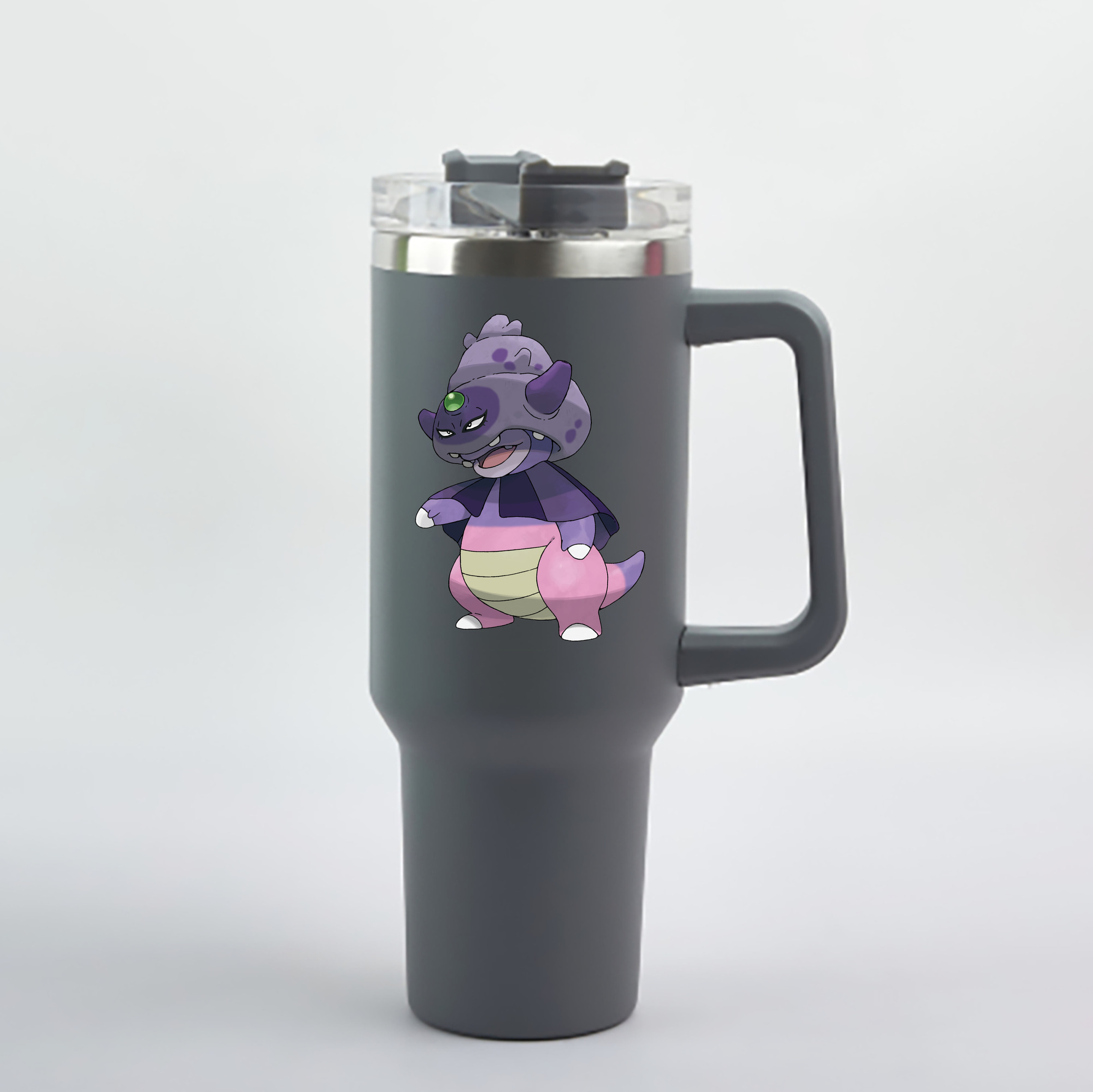 （画像用） ポケットモンスター Pokémon 1200mL車用タンブラー - クリスタルステッカー（プラスチックストロー付き）