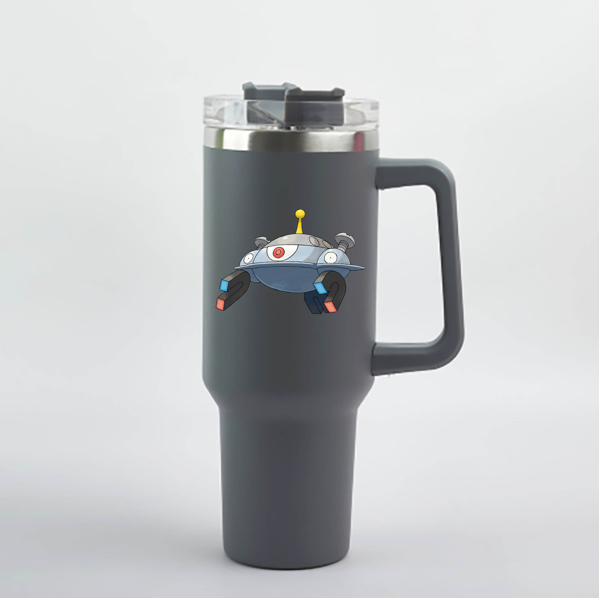 （画像用） ポケットモンスター Pokémon 1200mL車用タンブラー - クリスタルステッカー（プラスチックストロー付き）