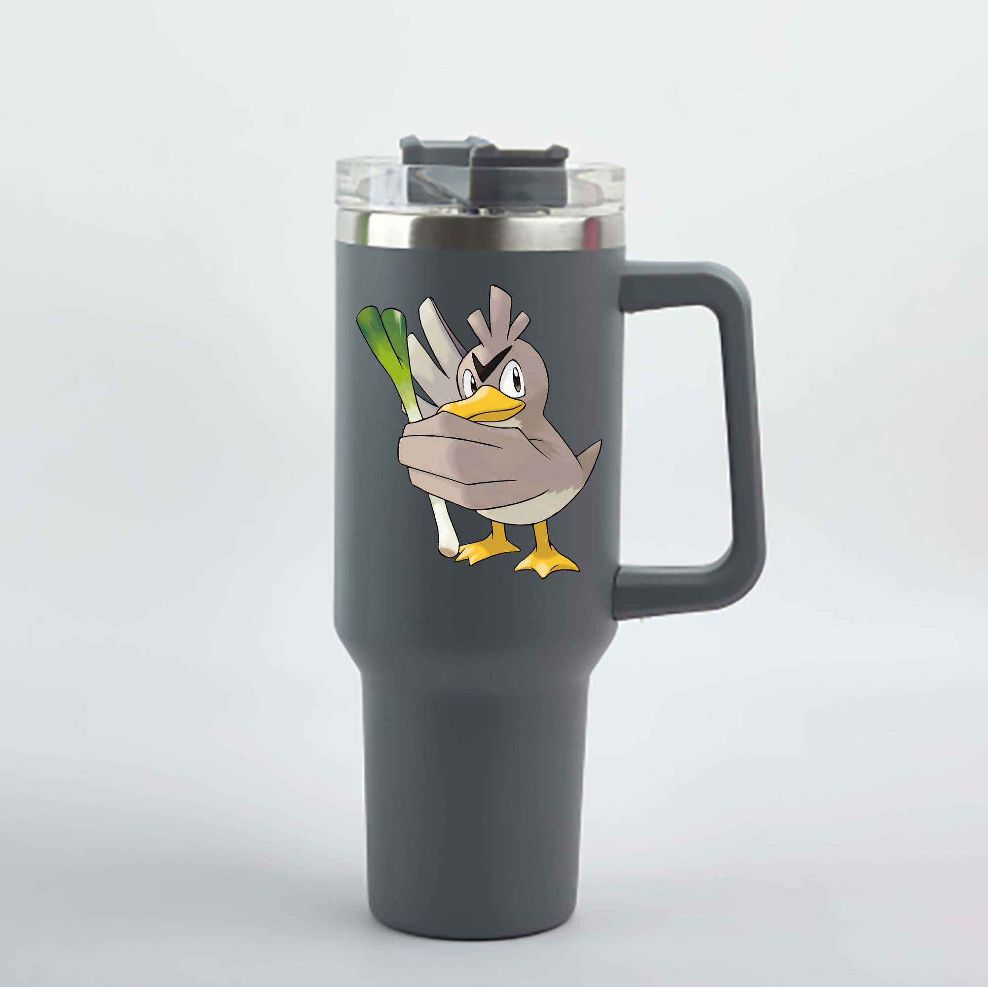 （画像用） ポケットモンスター Pokémon 1200mL車用タンブラー - クリスタルステッカー（プラスチックストロー付き）