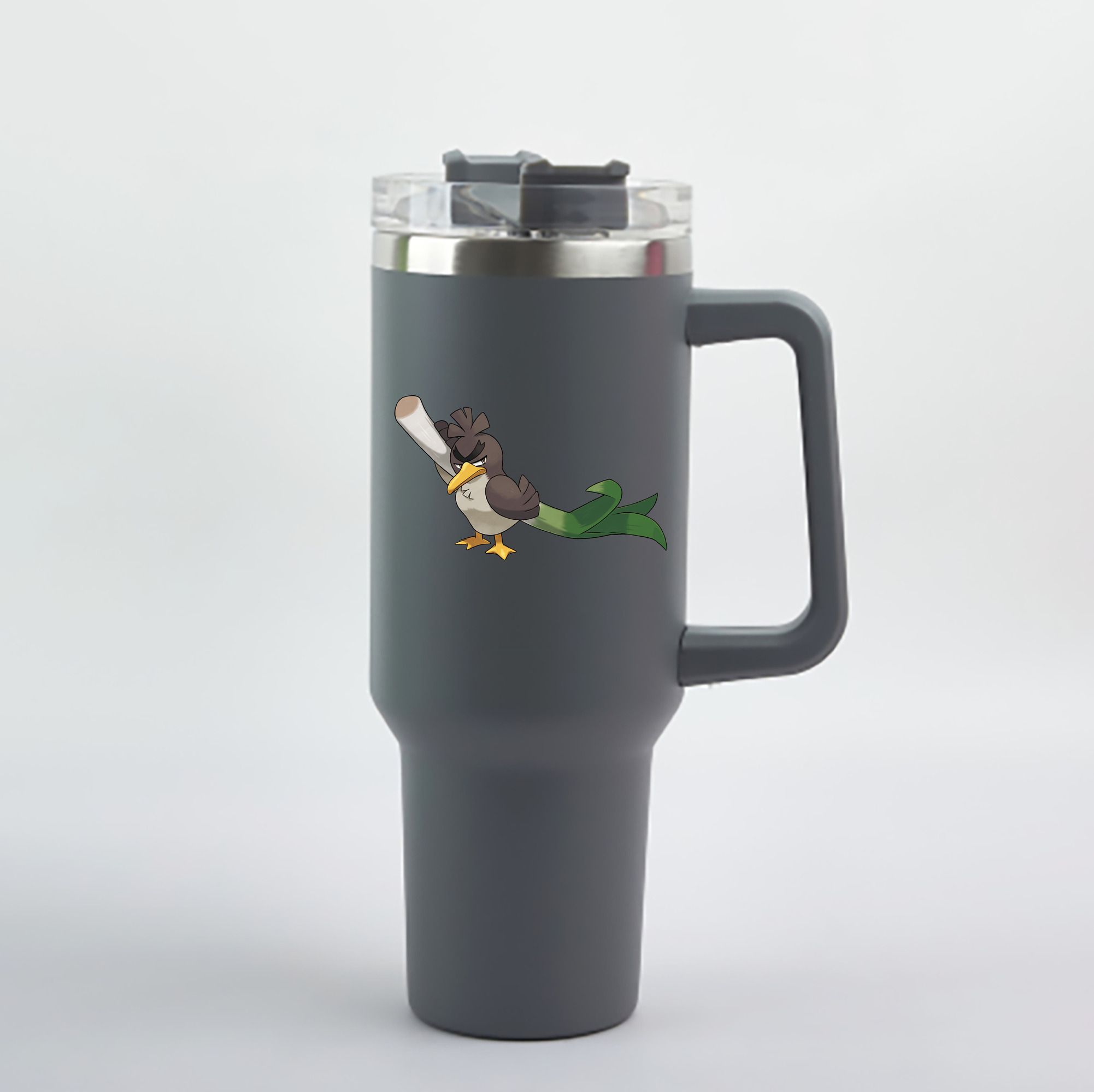 （画像用） ポケットモンスター Pokémon 1200mL車用タンブラー - クリスタルステッカー（プラスチックストロー付き）