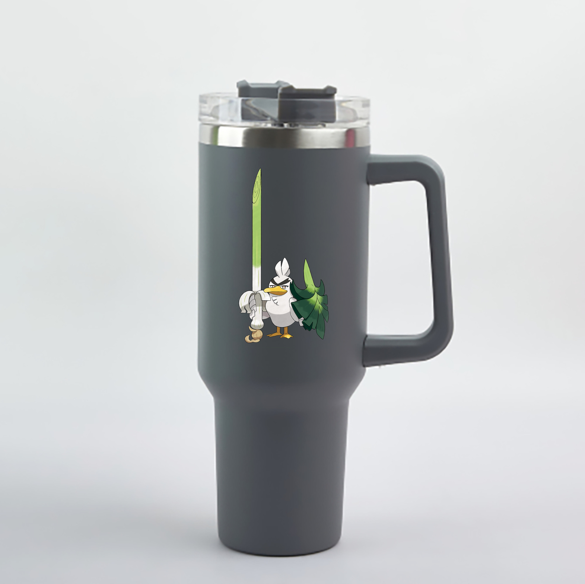（画像用） ポケットモンスター Pokémon 1200mL車用タンブラー - クリスタルステッカー（プラスチックストロー付き）