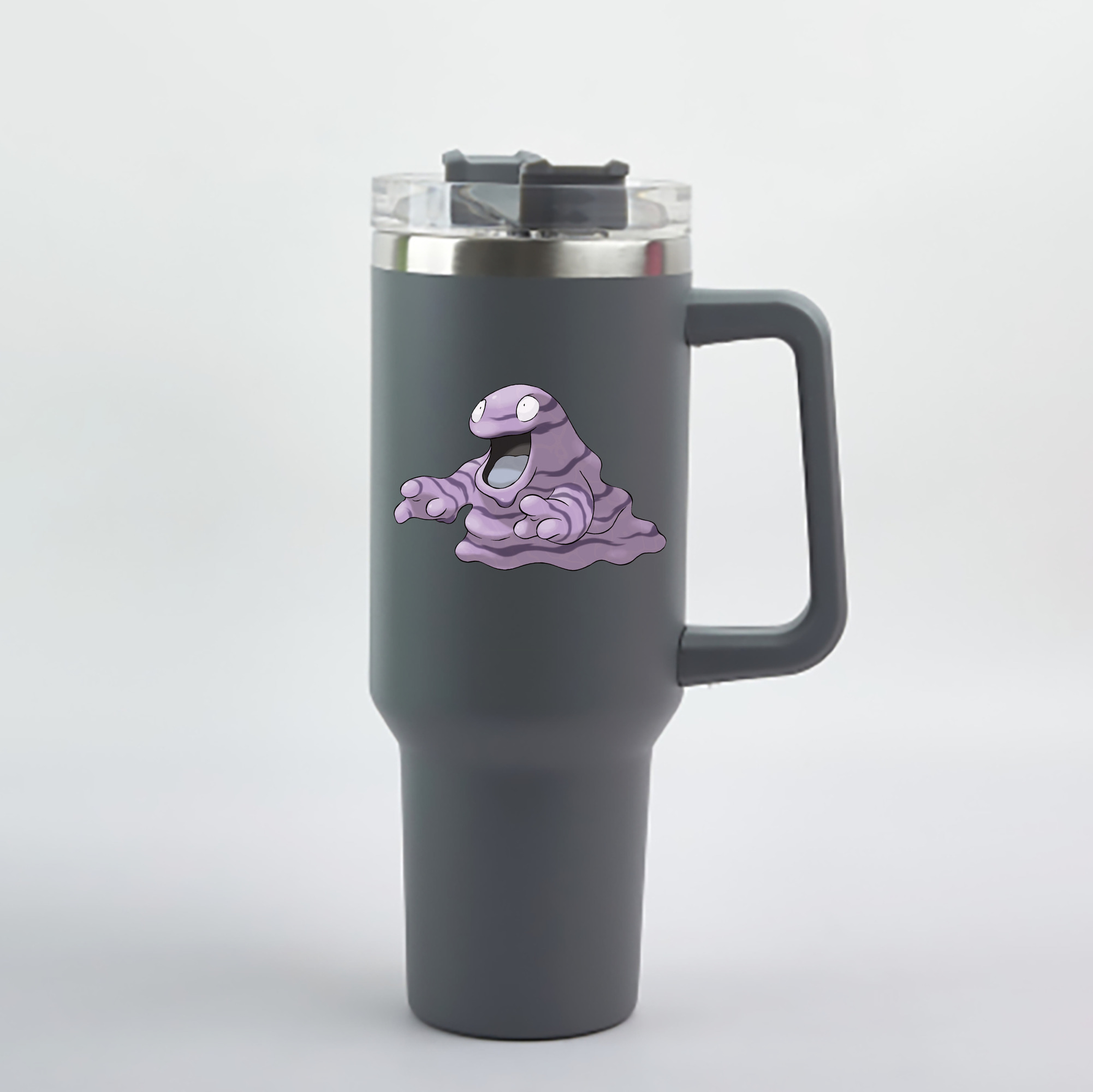（画像用） ポケットモンスター Pokémon 1200mL車用タンブラー - クリスタルステッカー（プラスチックストロー付き）