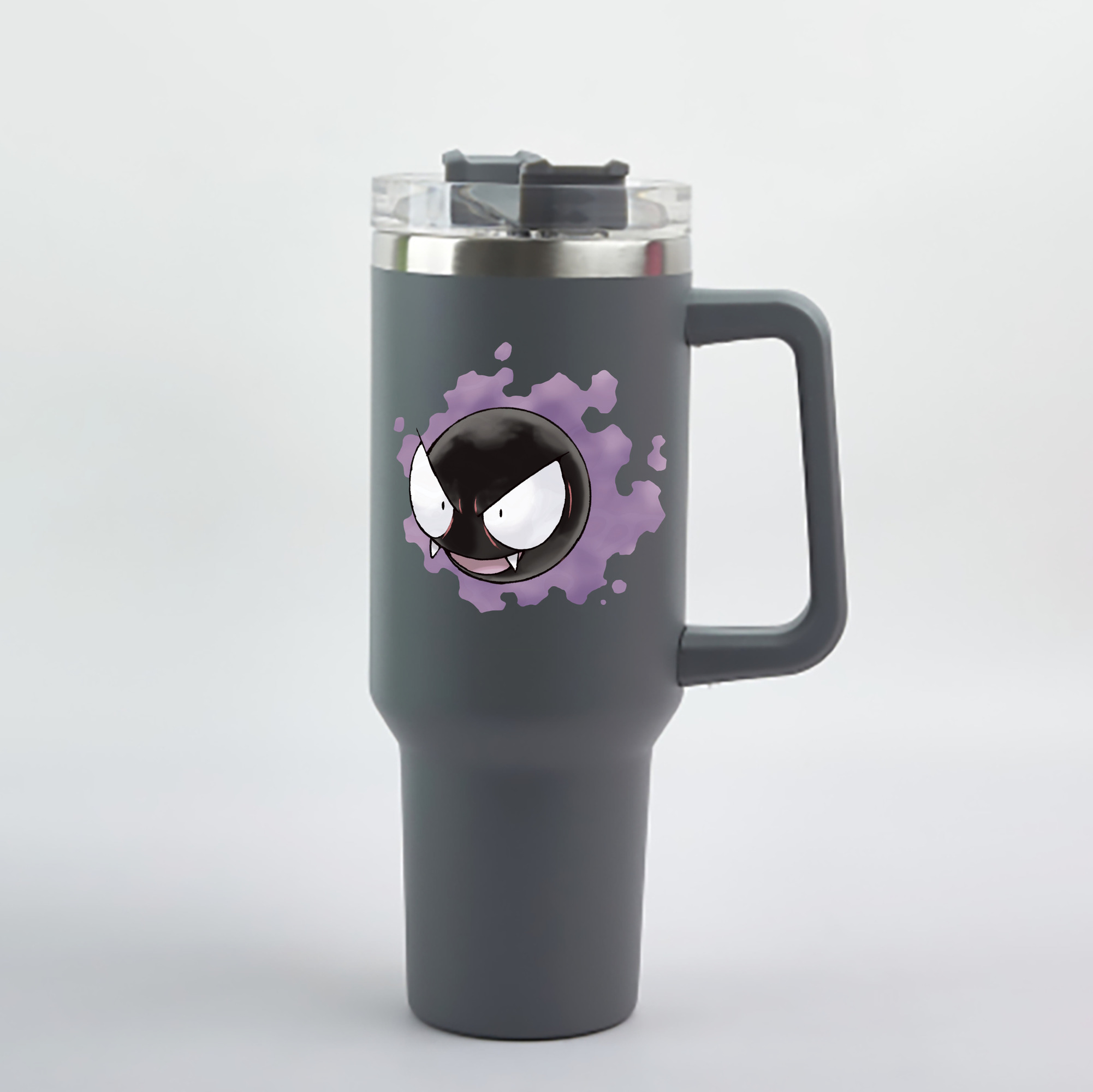 （画像用） ポケットモンスター Pokémon 1200mL車用タンブラー - クリスタルステッカー（プラスチックストロー付き）