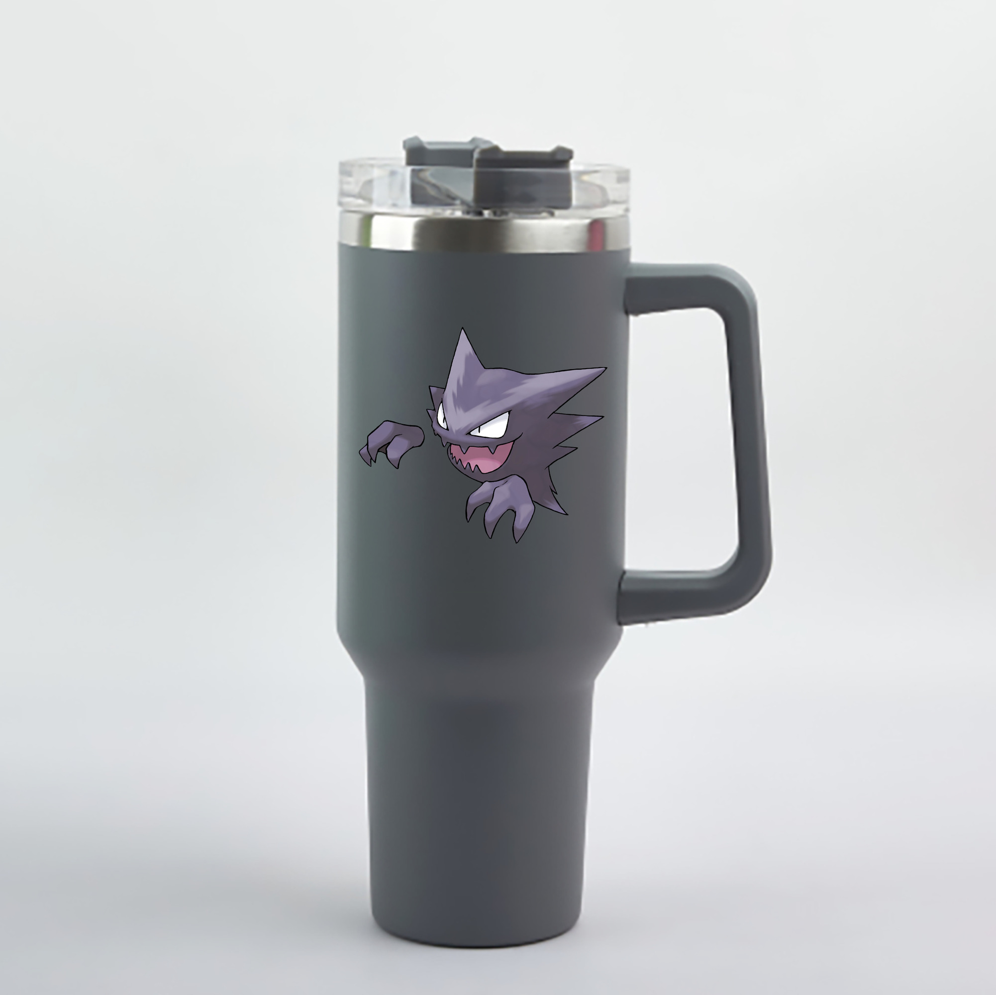 （画像用） ポケットモンスター Pokémon 1200mL車用タンブラー - クリスタルステッカー（プラスチックストロー付き）