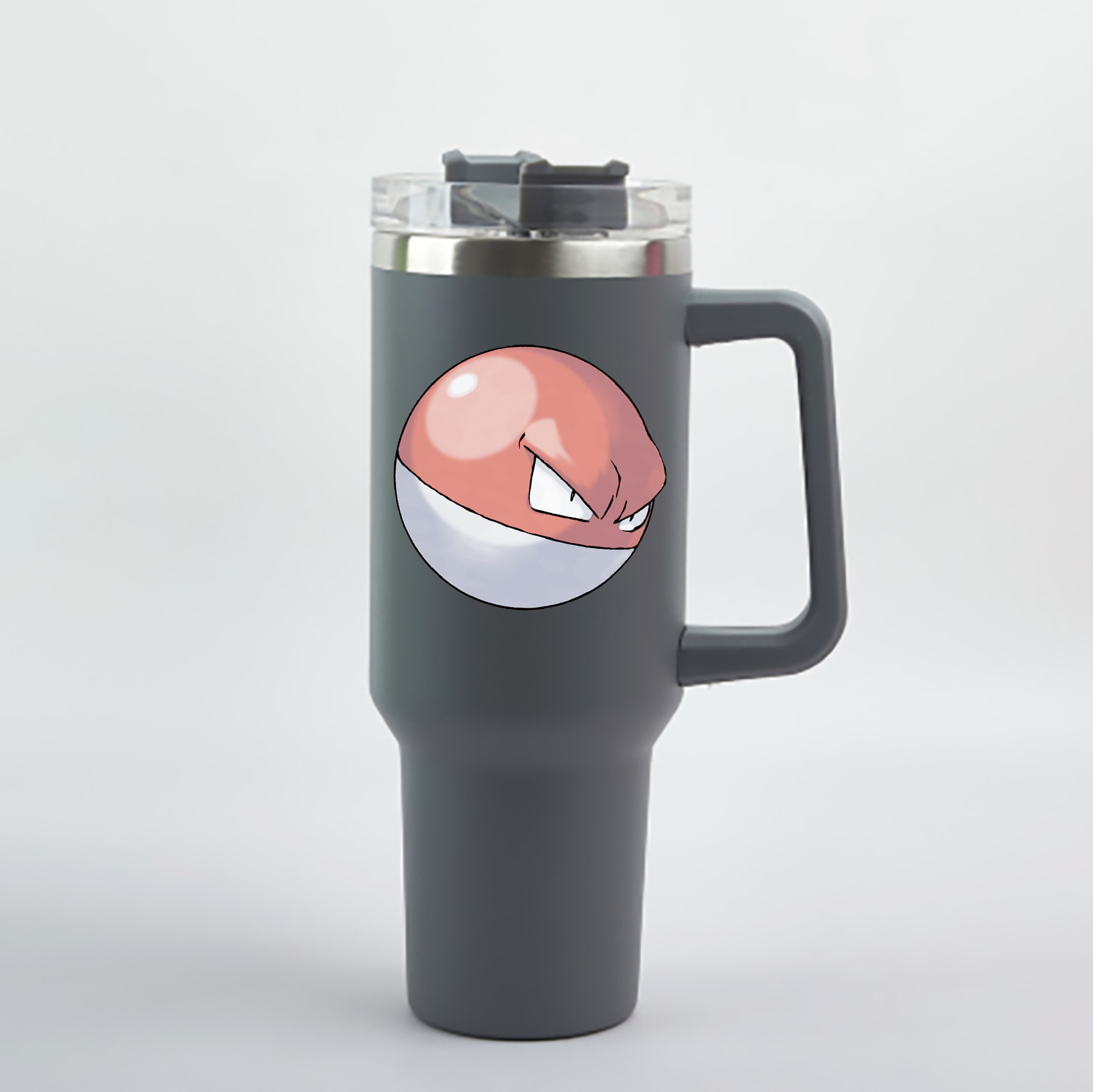 （画像用） ポケットモンスター Pokémon 1200mL車用タンブラー - クリスタルステッカー（プラスチックストロー付き）