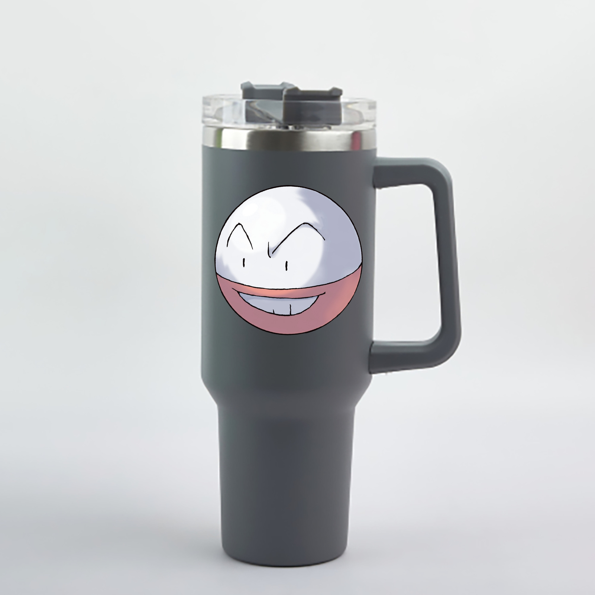 （画像用） ポケットモンスター Pokémon 1200mL車用タンブラー - クリスタルステッカー（プラスチックストロー付き）