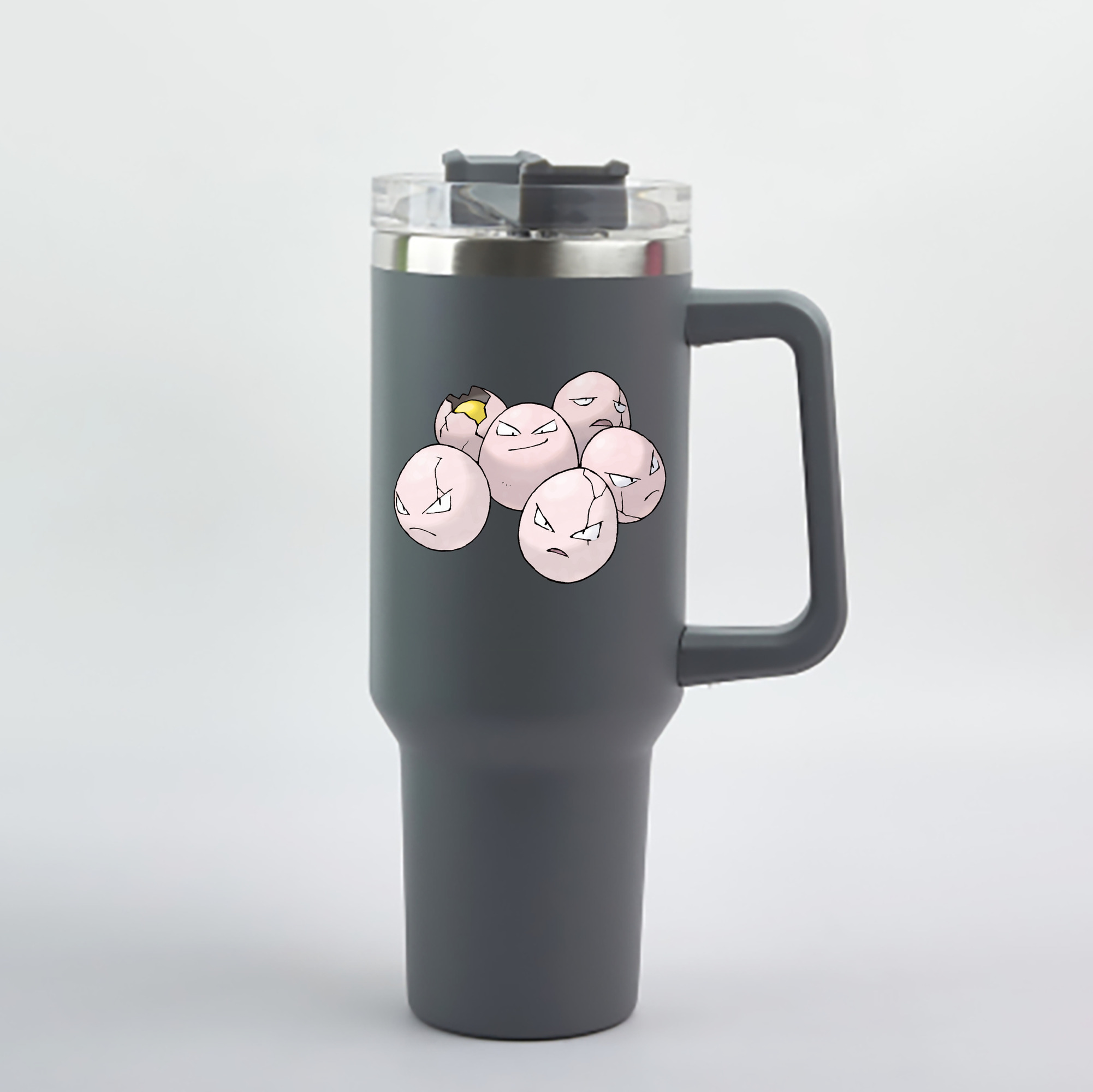 （画像用） ポケットモンスター Pokémon 1200mL車用タンブラー - クリスタルステッカー（プラスチックストロー付き）