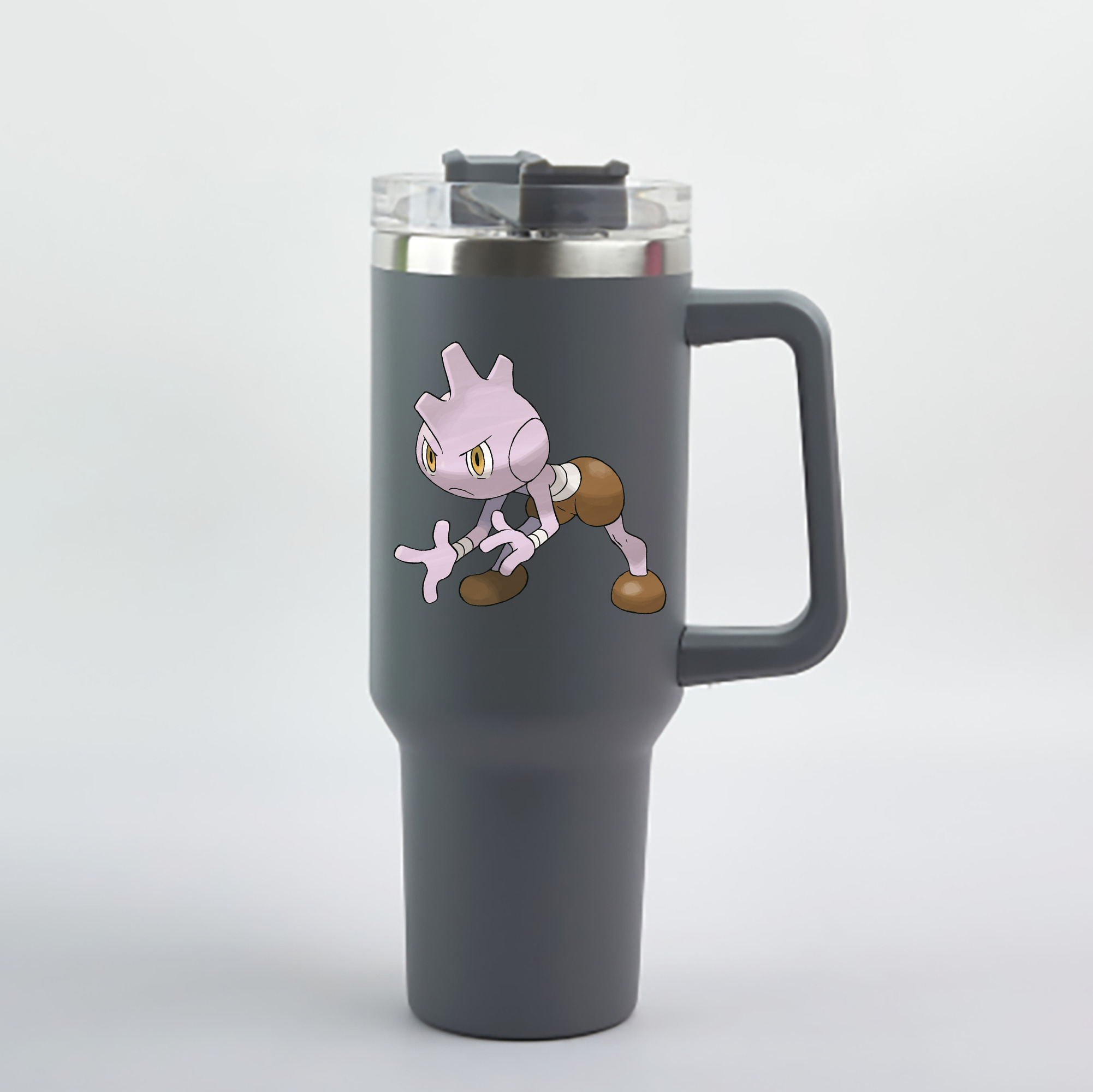 （画像用） ポケットモンスター Pokémon 1200mL車用タンブラー - クリスタルステッカー（プラスチックストロー付き）