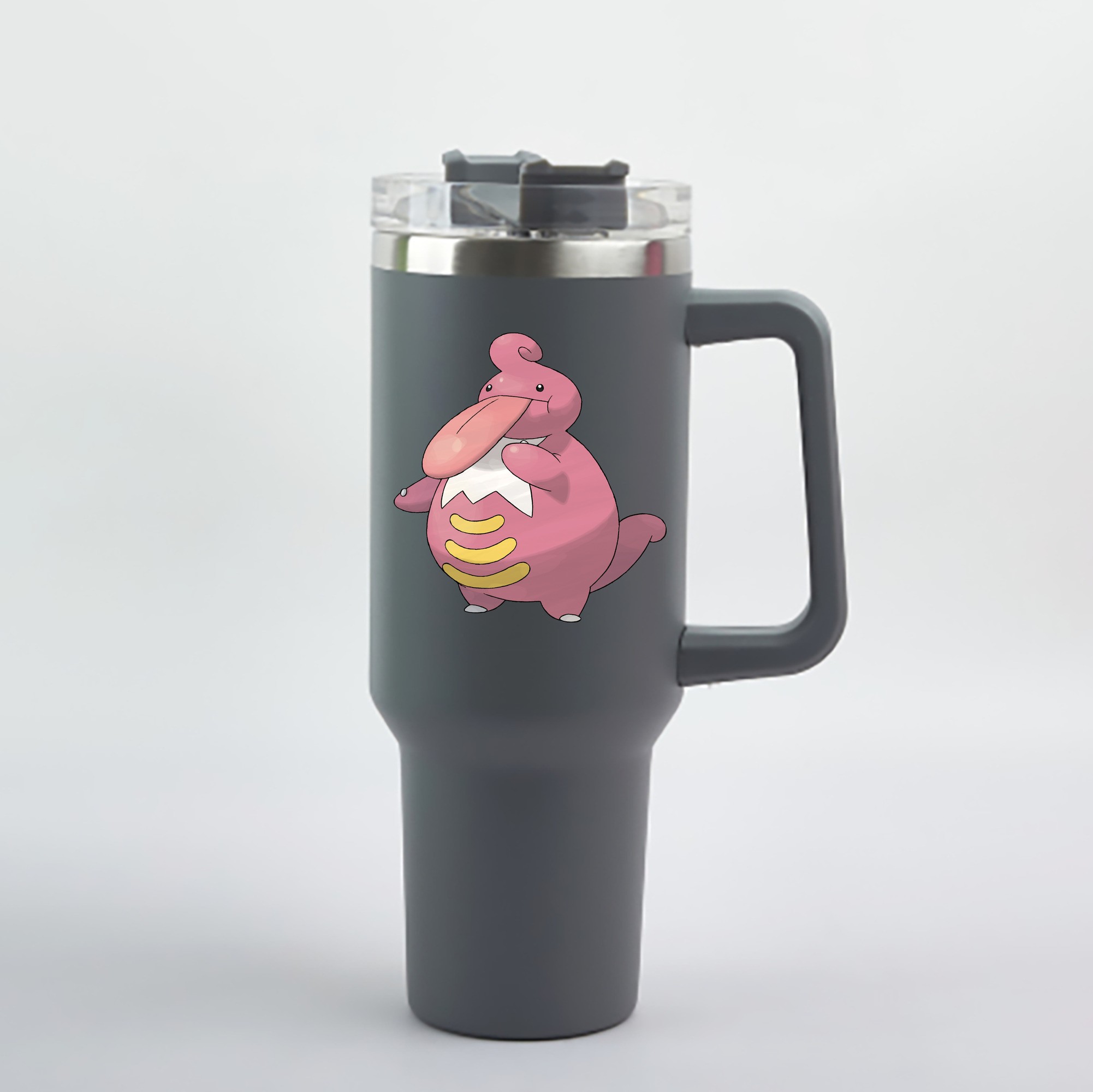 （画像用） ポケットモンスター Pokémon 1200mL車用タンブラー - クリスタルステッカー（プラスチックストロー付き）