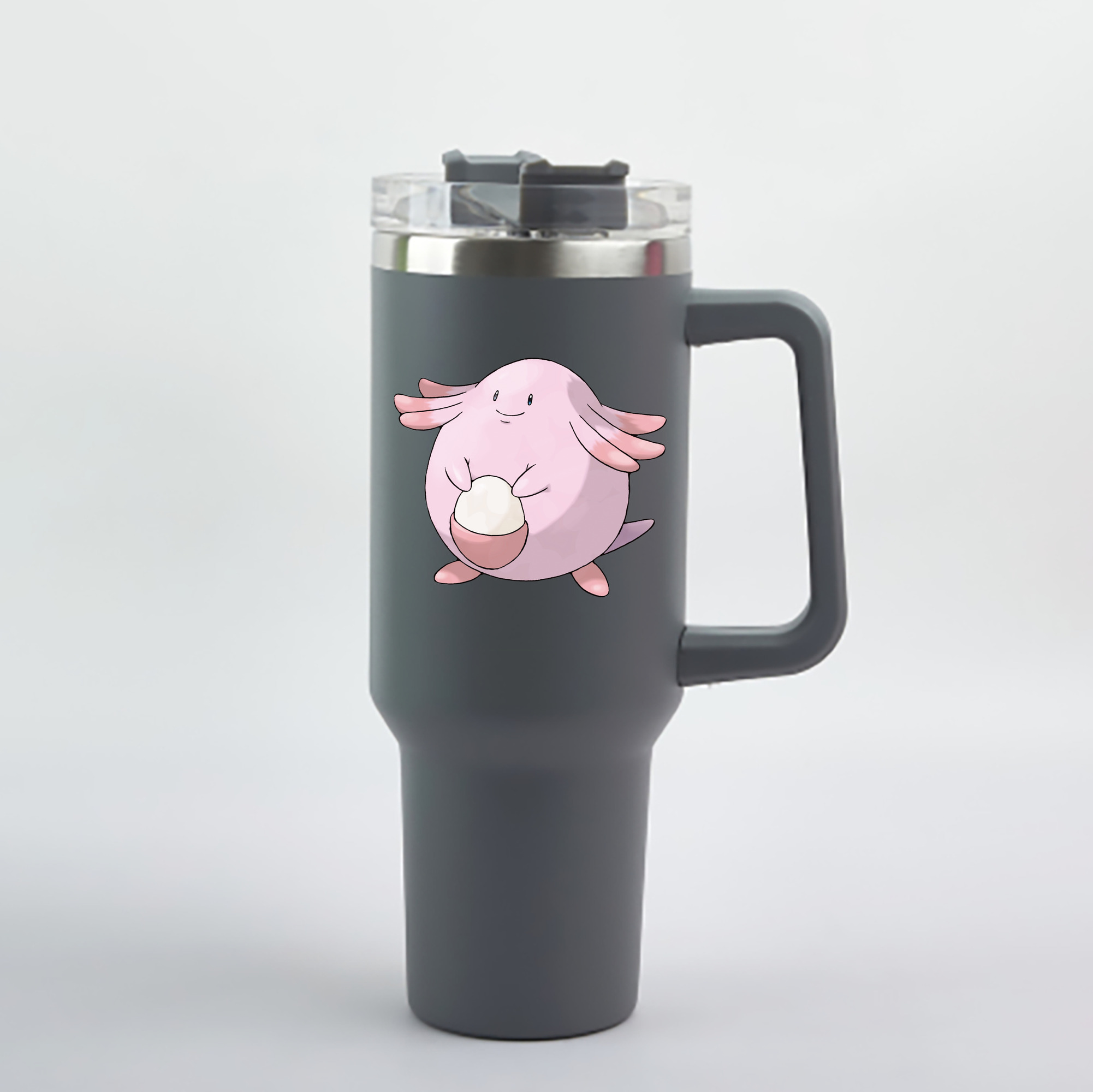 （画像用） ポケットモンスター Pokémon 1200mL車用タンブラー - クリスタルステッカー（プラスチックストロー付き）
