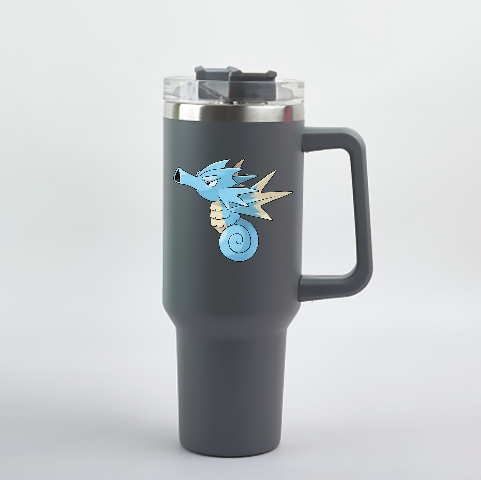 （画像用） ポケットモンスター Pokémon 1200mL車用タンブラー - クリスタルステッカー（プラスチックストロー付き）