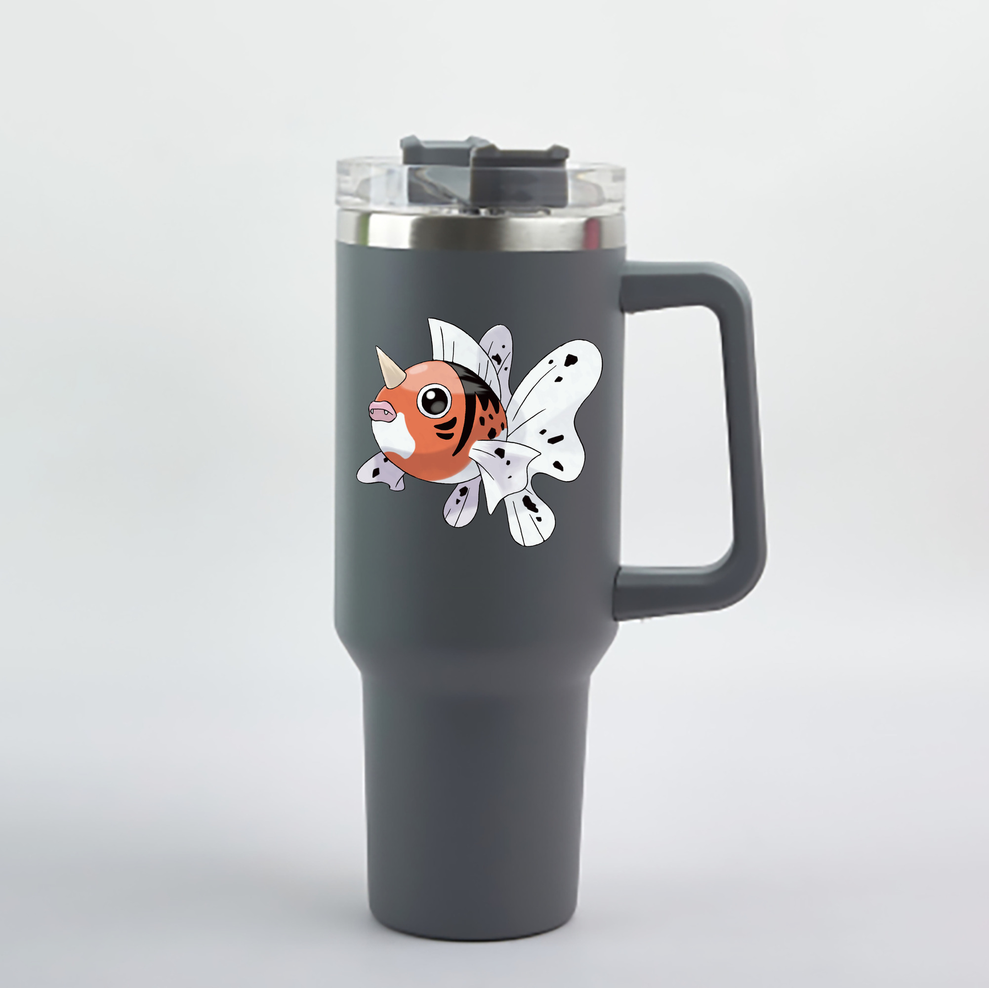（画像用） ポケットモンスター Pokémon 1200mL車用タンブラー - クリスタルステッカー（プラスチックストロー付き）