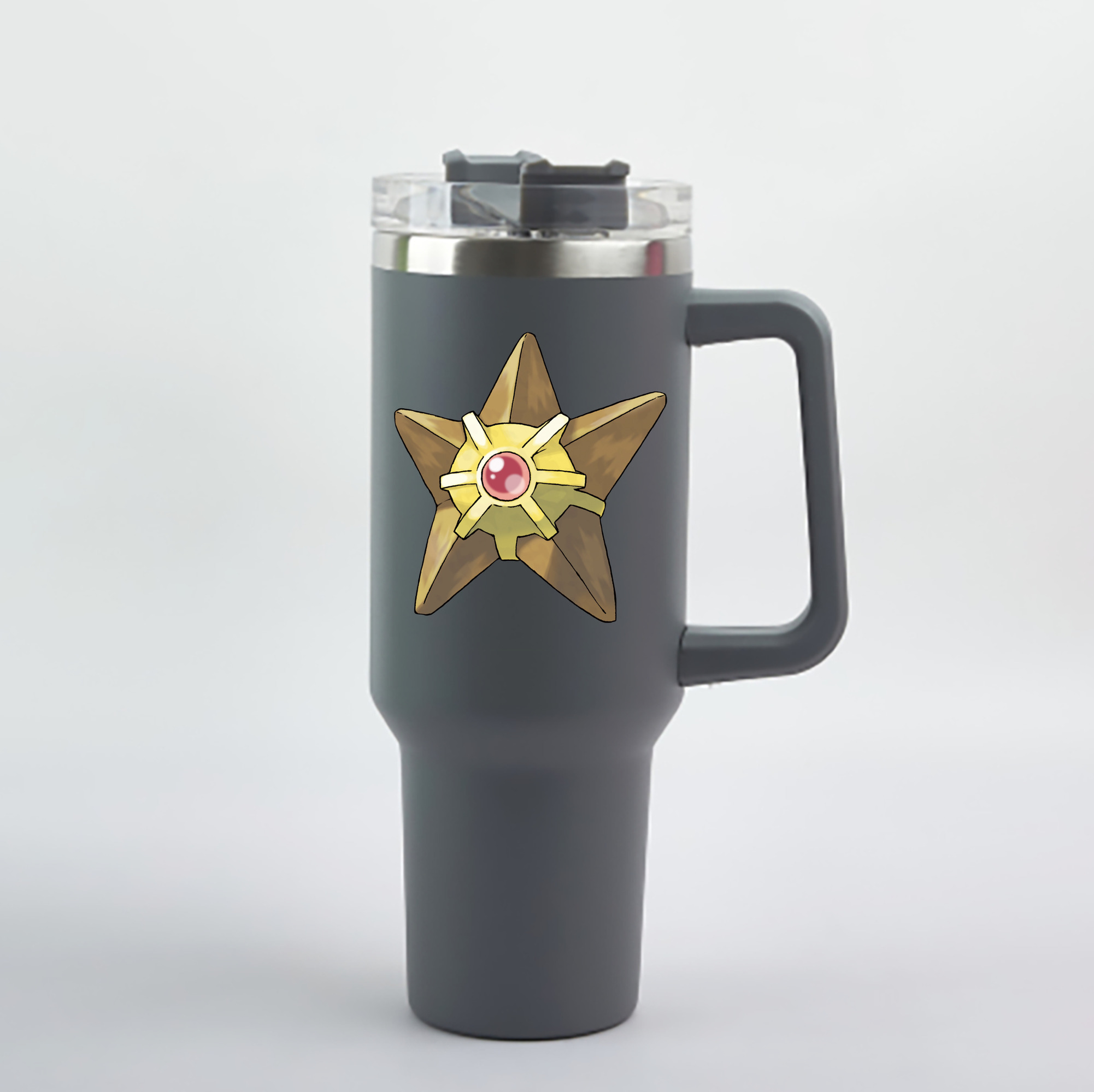 （画像用） ポケットモンスター Pokémon 1200mL車用タンブラー - クリスタルステッカー（プラスチックストロー付き）