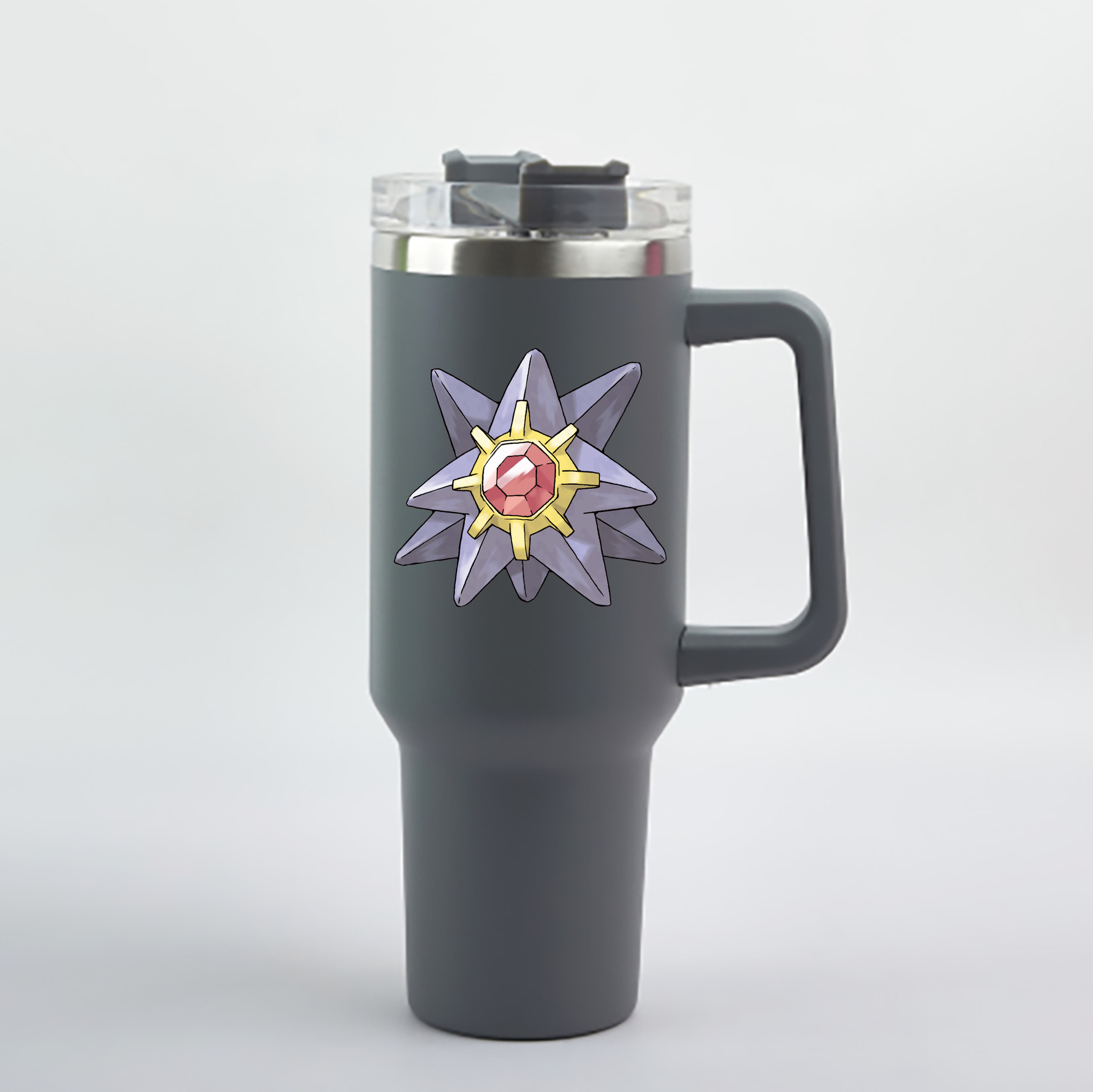 （画像用） ポケットモンスター Pokémon 1200mL車用タンブラー - クリスタルステッカー（プラスチックストロー付き）