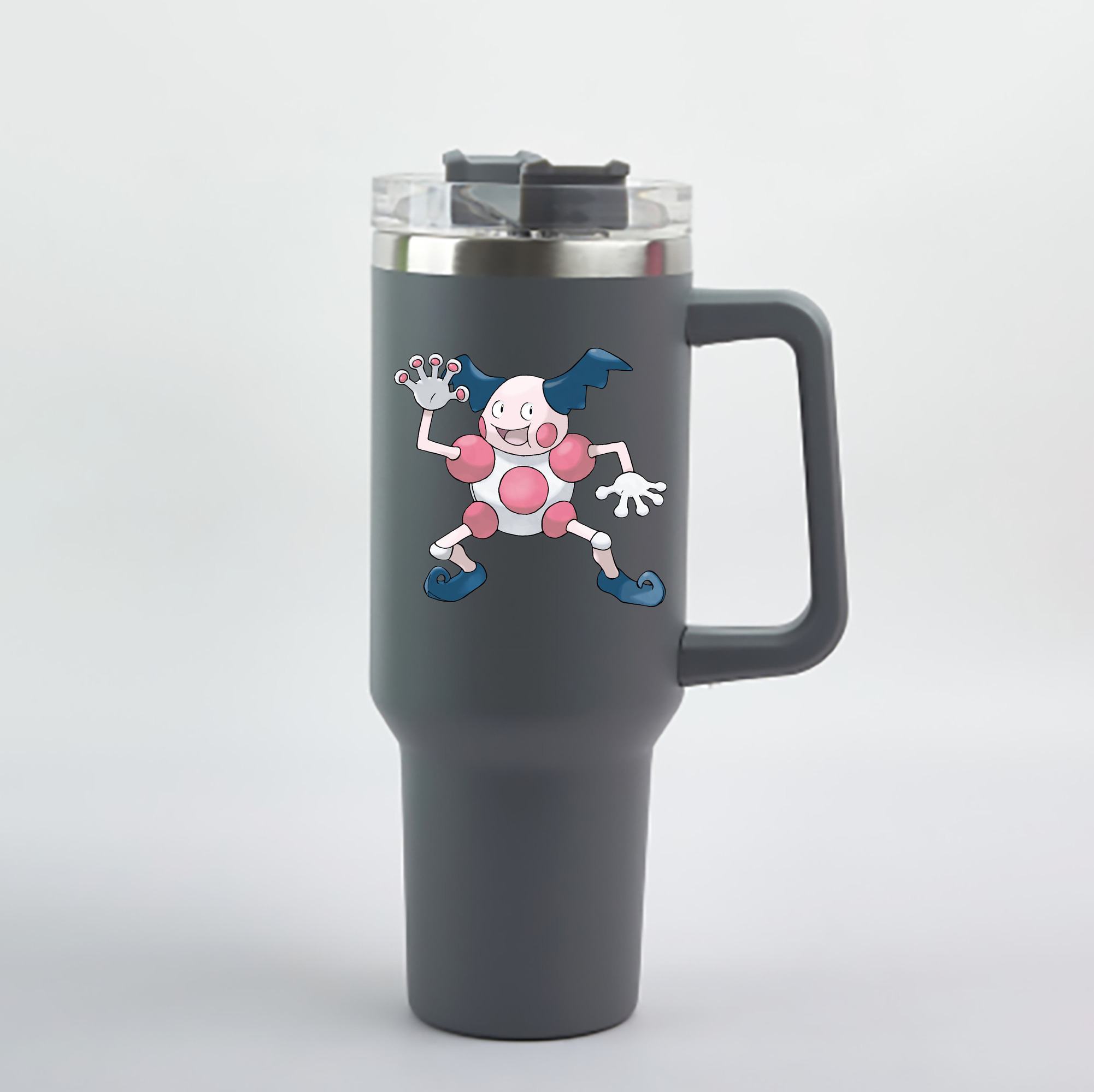 （画像用） ポケットモンスター Pokémon 1200mL車用タンブラー - クリスタルステッカー（プラスチックストロー付き）