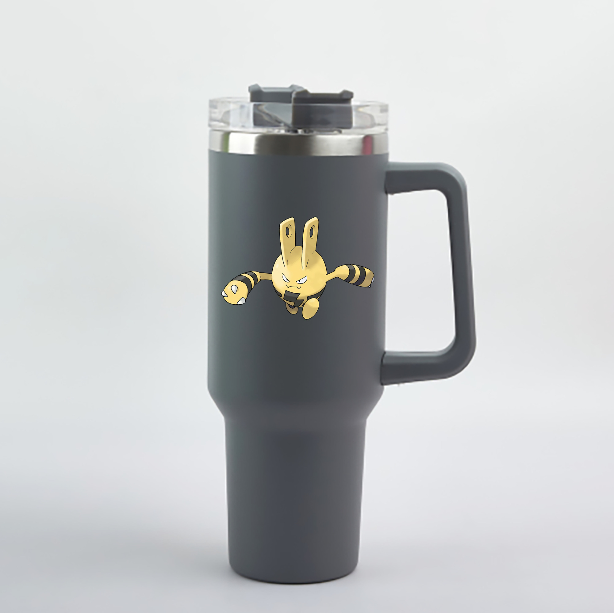 （画像用） ポケットモンスター Pokémon 1200mL車用タンブラー - クリスタルステッカー（プラスチックストロー付き）