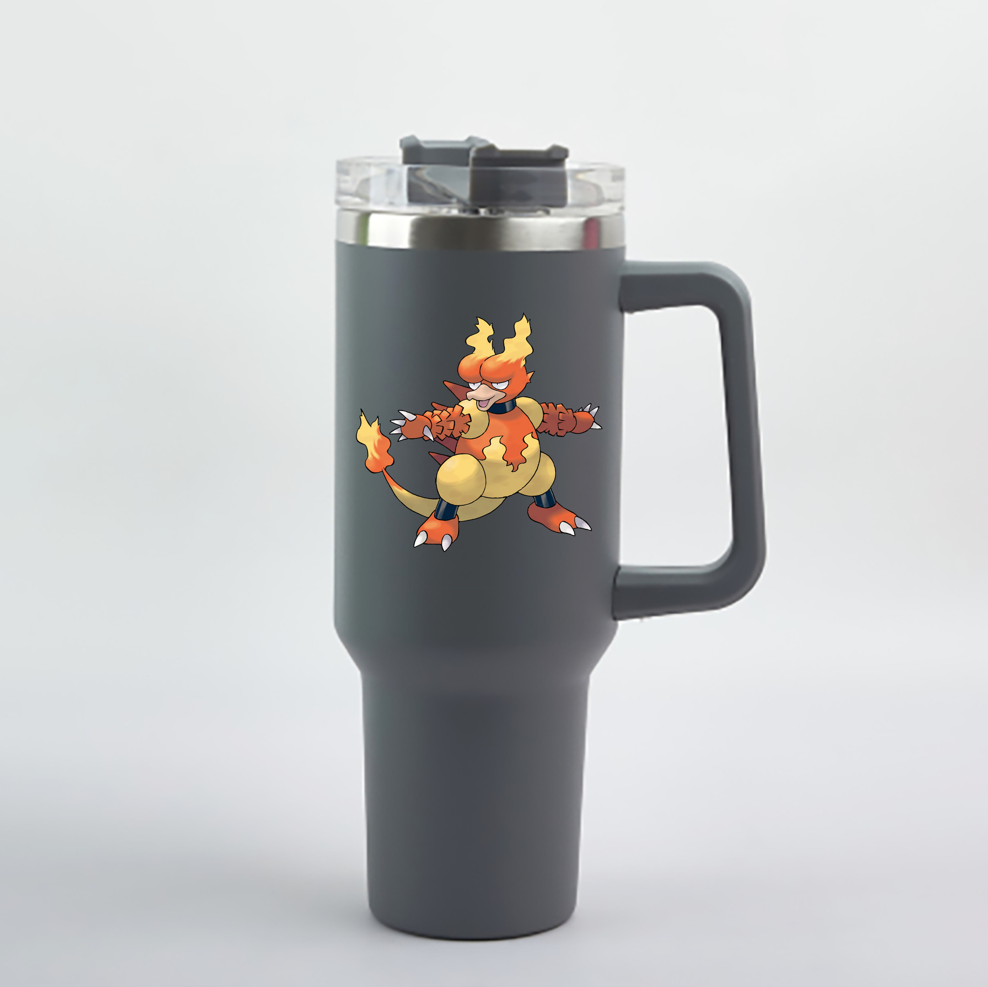 （画像用） ポケットモンスター Pokémon 1200mL車用タンブラー - クリスタルステッカー（プラスチックストロー付き）