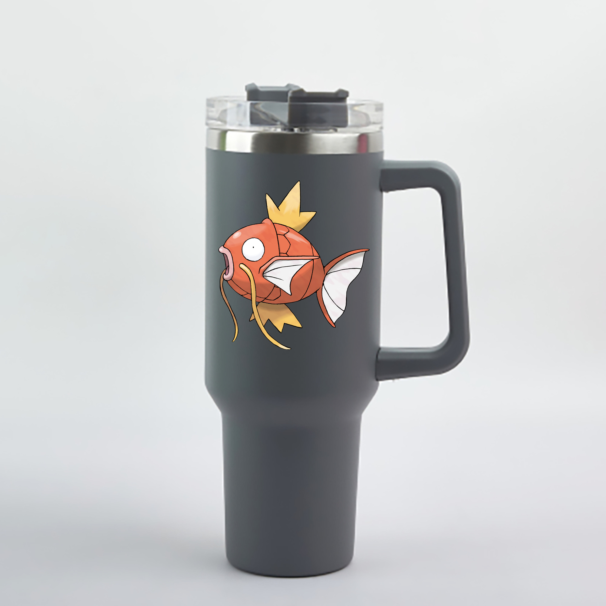 （画像用） ポケットモンスター Pokémon 1200mL車用タンブラー - クリスタルステッカー（プラスチックストロー付き）