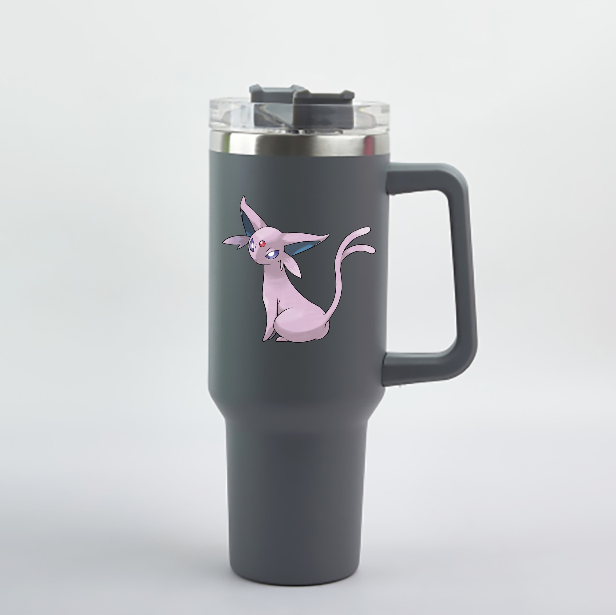 （画像用） ポケットモンスター Pokémon 1200mL車用タンブラー - クリスタルステッカー（プラスチックストロー付き）