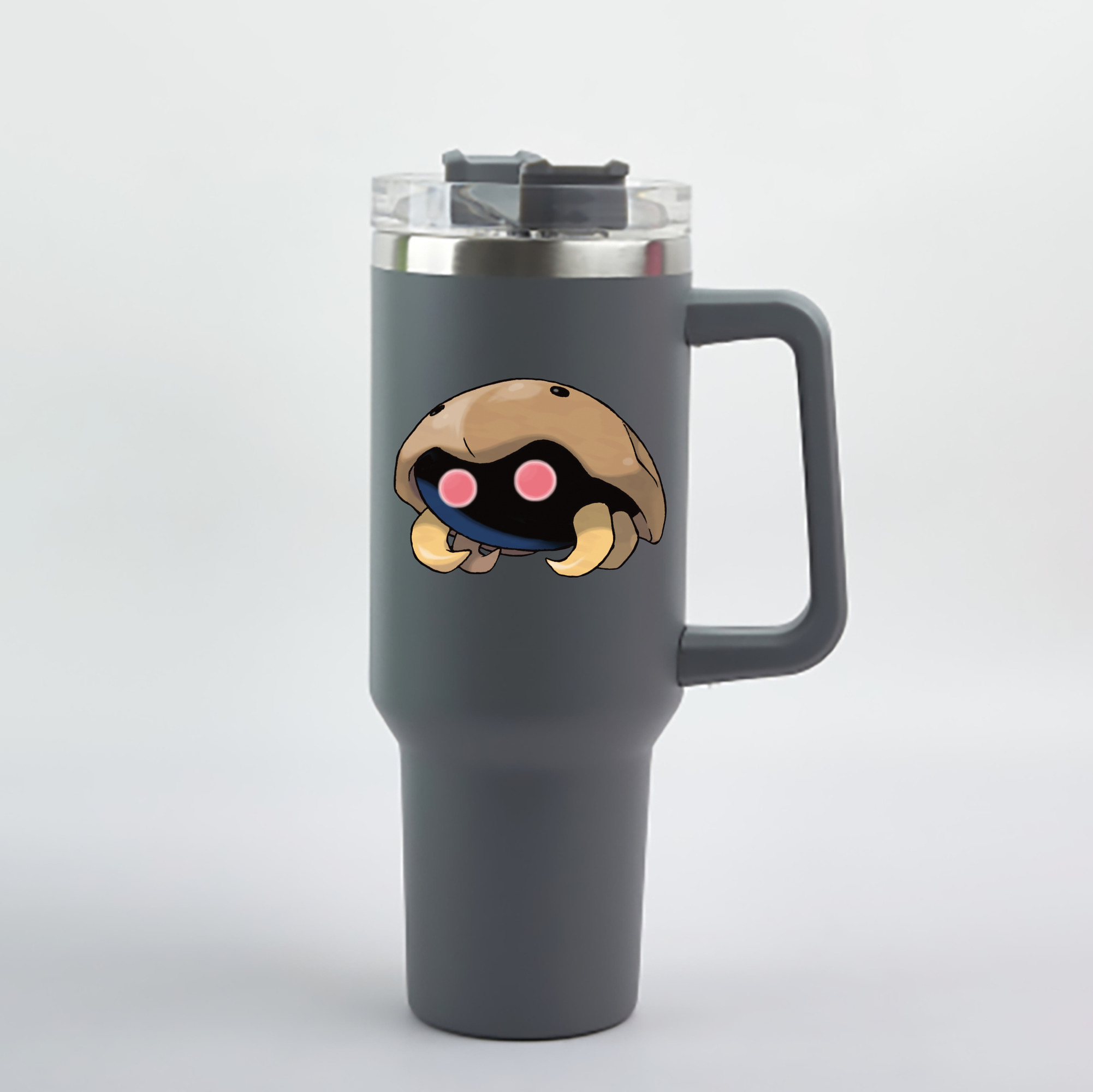 （画像用） ポケットモンスター Pokémon 1200mL車用タンブラー - クリスタルステッカー（プラスチックストロー付き）