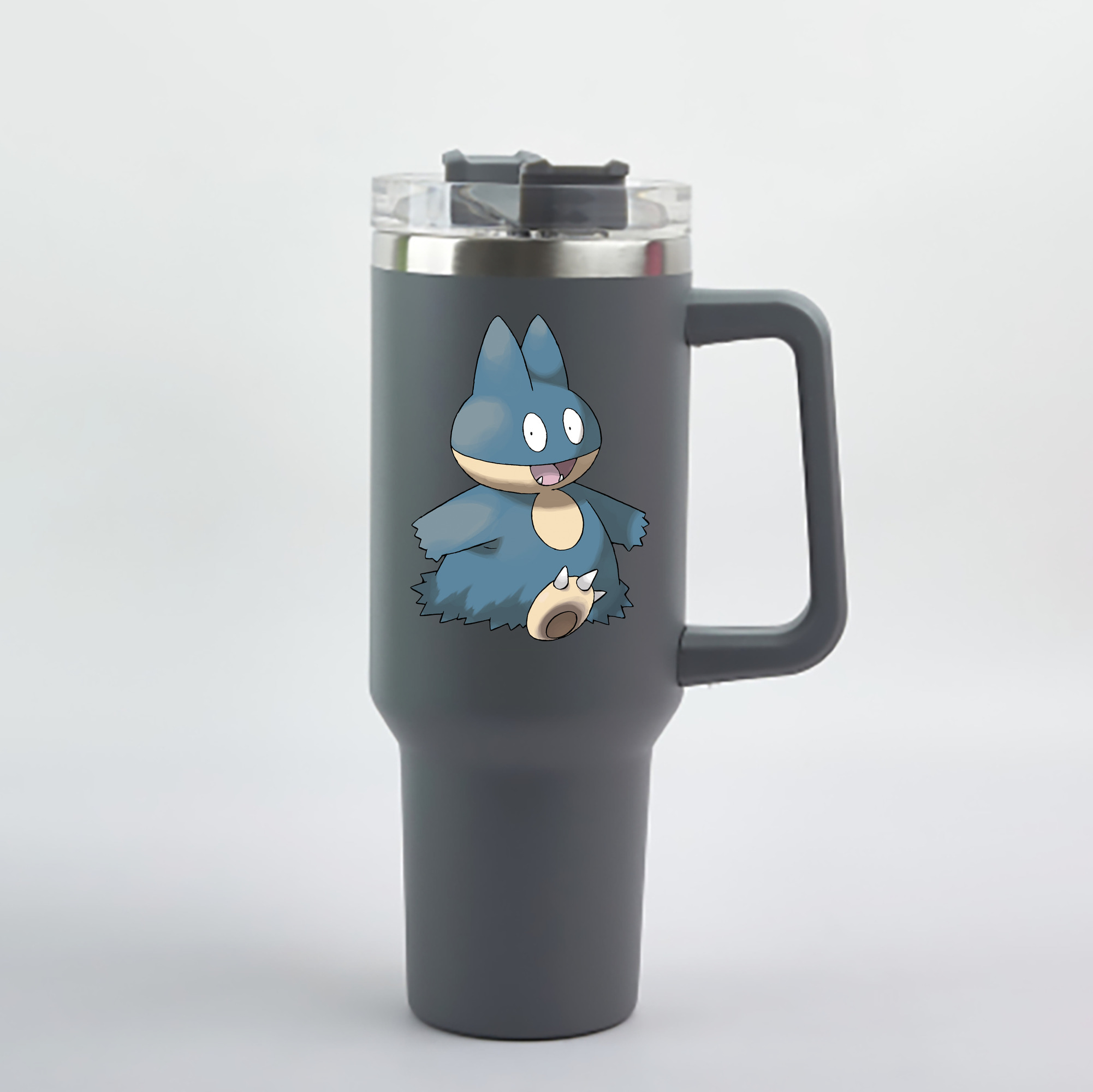 （画像用） ポケットモンスター Pokémon 1200mL車用タンブラー - クリスタルステッカー（プラスチックストロー付き）