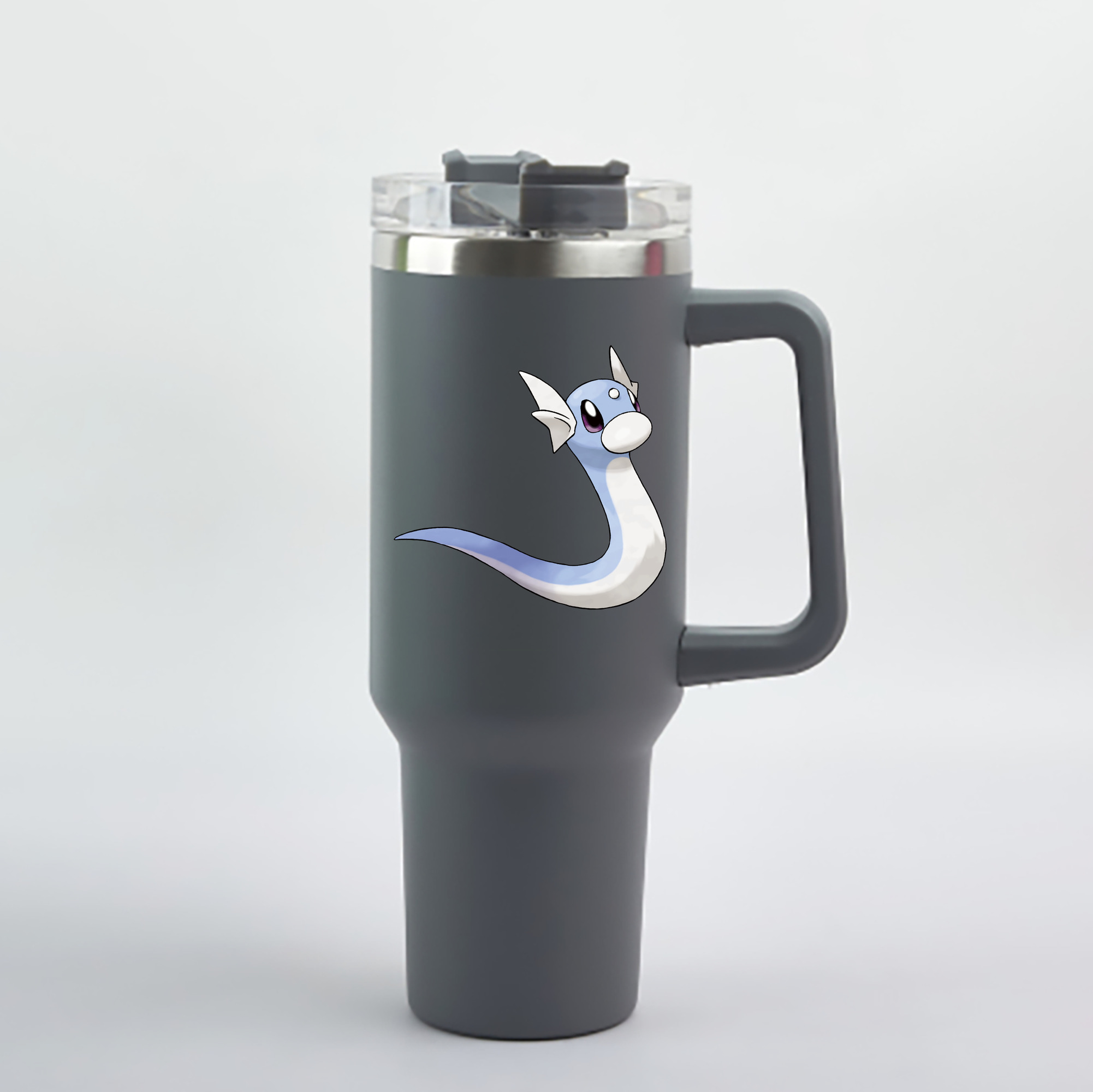 （画像用） ポケットモンスター Pokémon 1200mL車用タンブラー - クリスタルステッカー（プラスチックストロー付き）