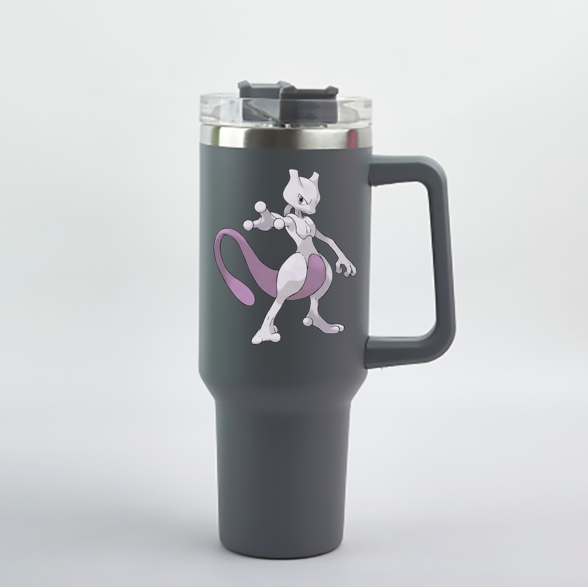 （画像用） ポケットモンスター Pokémon 1200mL車用タンブラー - クリスタルステッカー（プラスチックストロー付き）