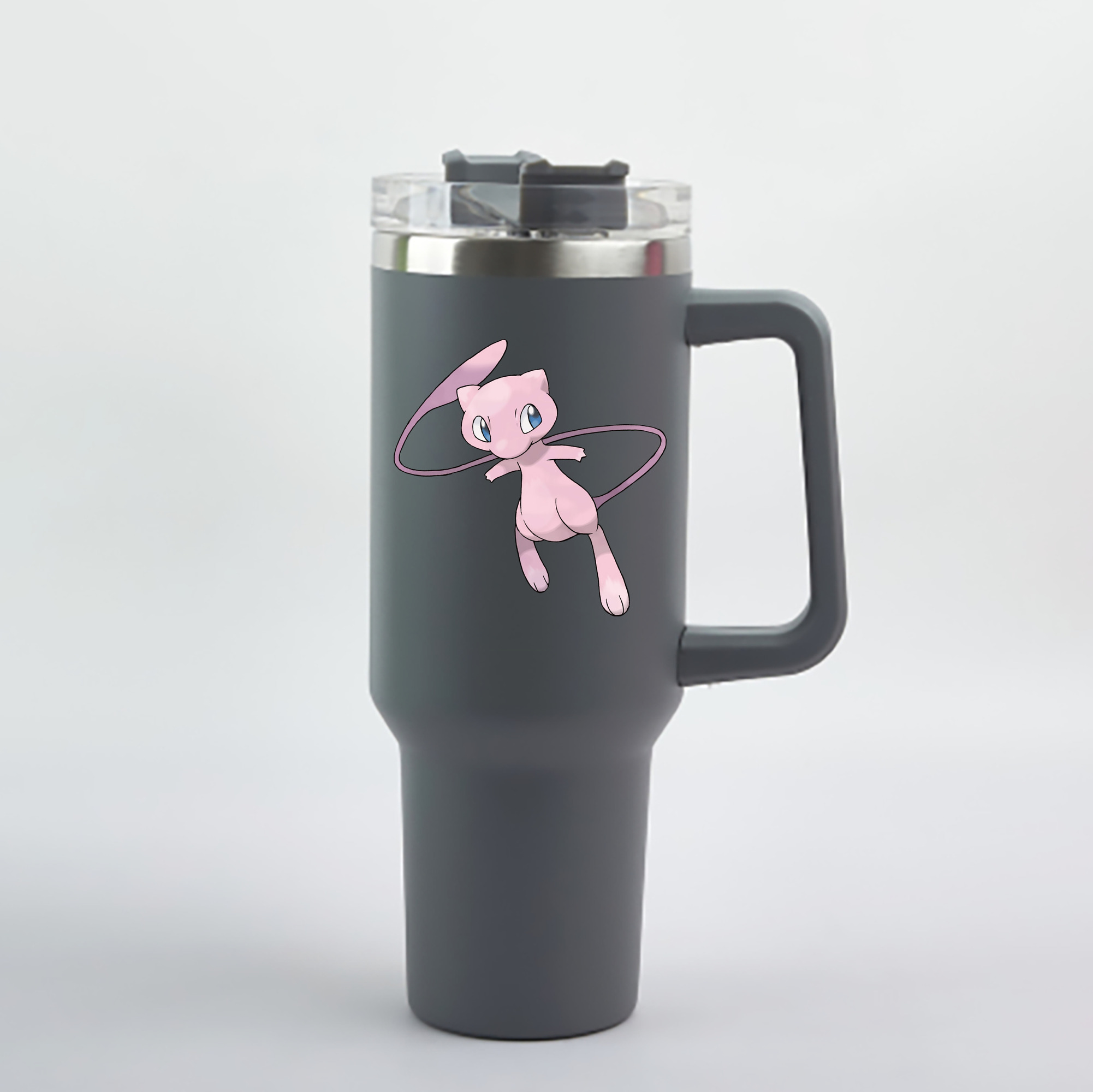 （画像用） ポケットモンスター Pokémon 1200mL車用タンブラー - クリスタルステッカー（プラスチックストロー付き）