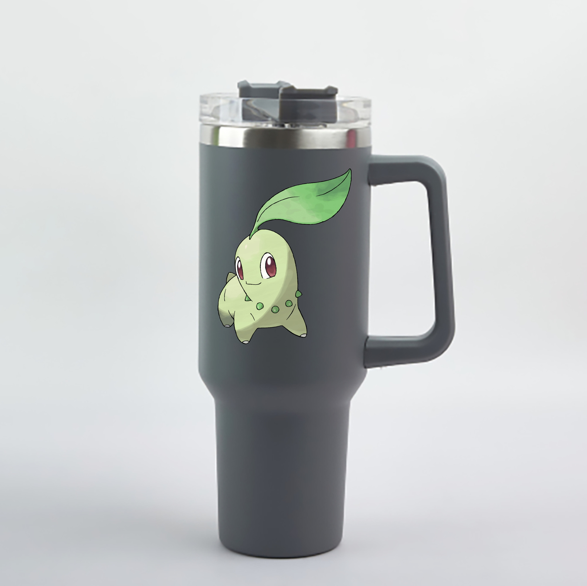 （画像用） ポケットモンスター Pokémon 1200mL車用タンブラー - クリスタルステッカー（プラスチックストロー付き）