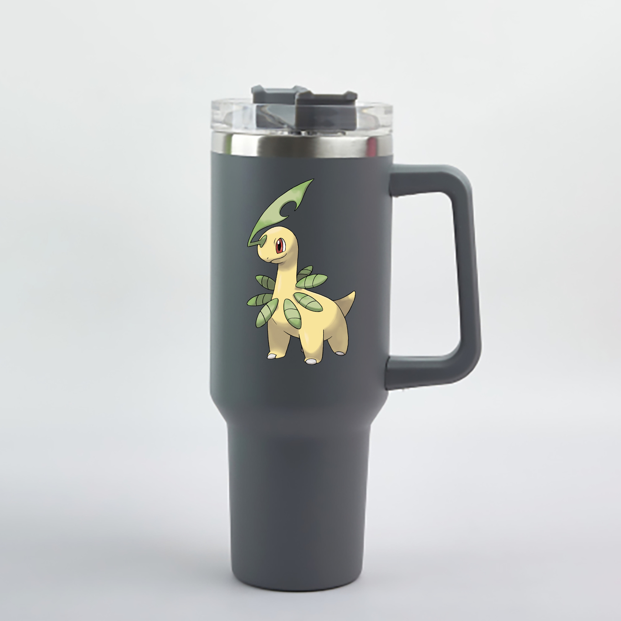 （画像用） ポケットモンスター Pokémon 1200mL車用タンブラー - クリスタルステッカー（プラスチックストロー付き）