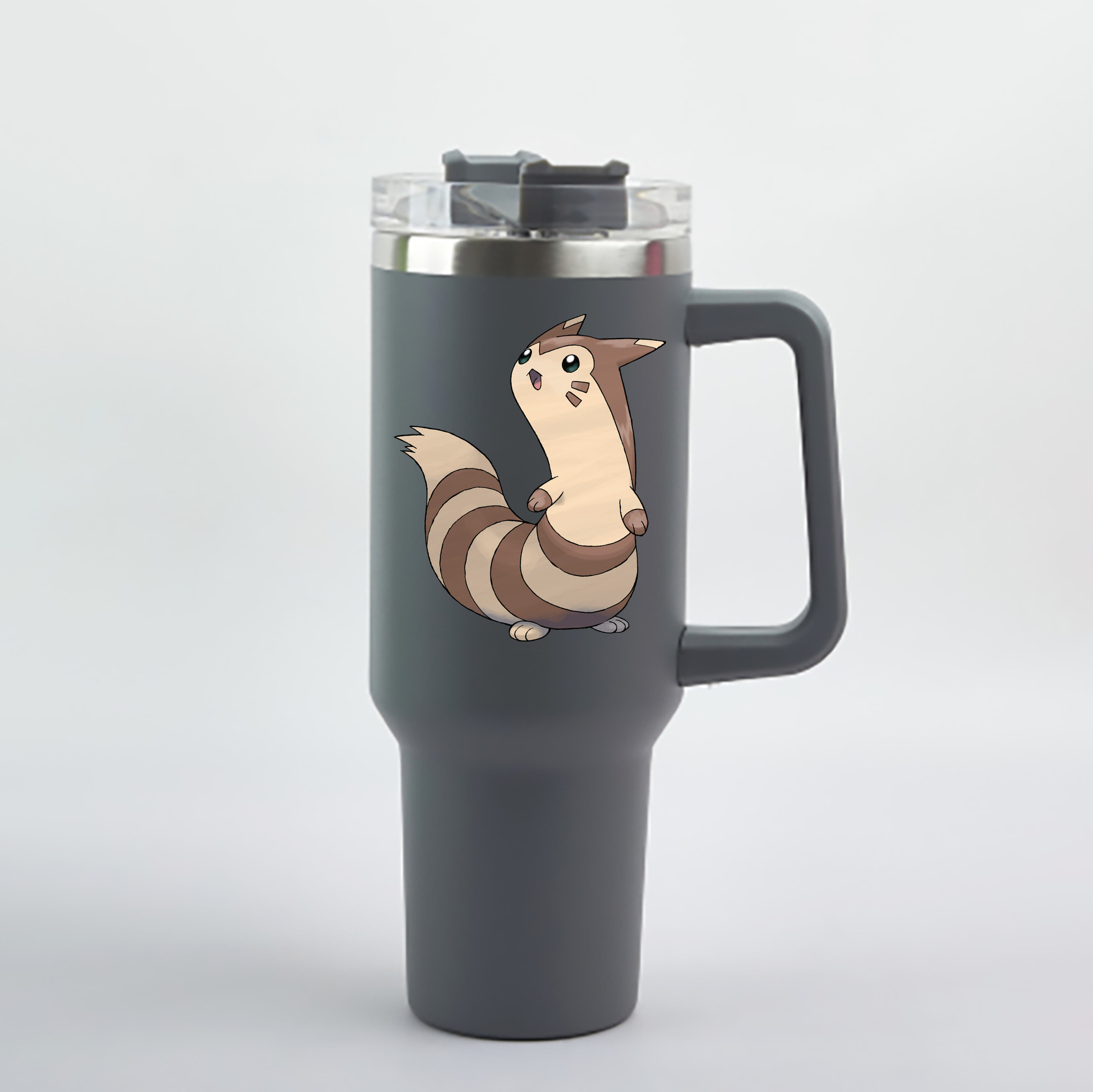 （画像用） ポケットモンスター Pokémon 1200mL車用タンブラー - クリスタルステッカー（プラスチックストロー付き）