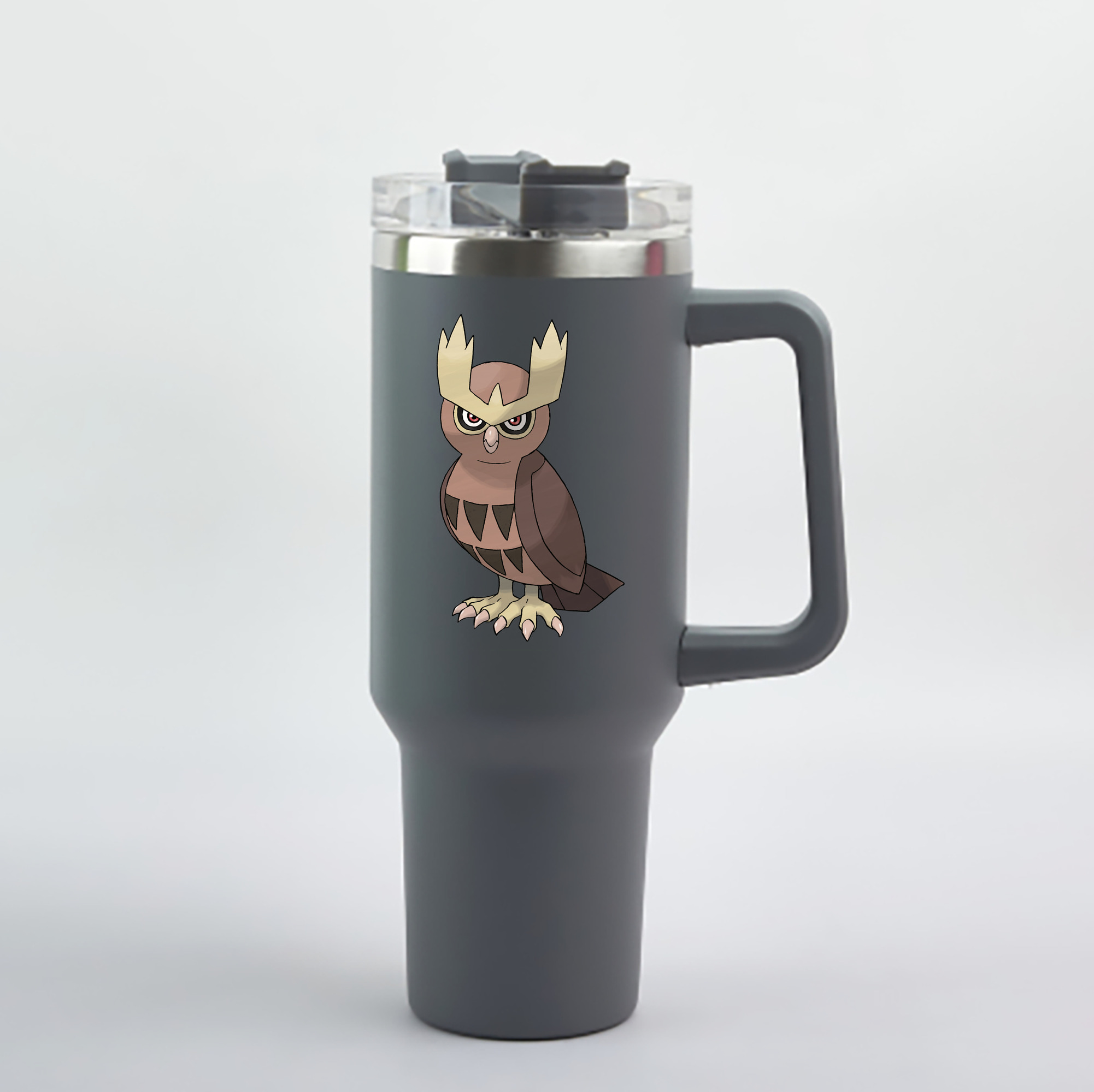 （画像用） ポケットモンスター Pokémon 1200mL車用タンブラー - クリスタルステッカー（プラスチックストロー付き）