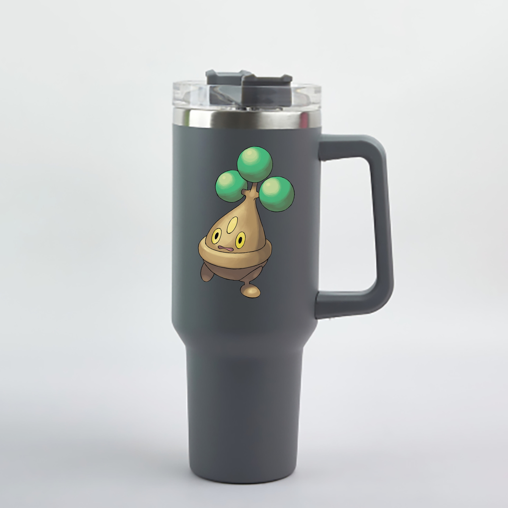 （画像用） ポケットモンスター Pokémon 1200mL車用タンブラー - クリスタルステッカー（プラスチックストロー付き）