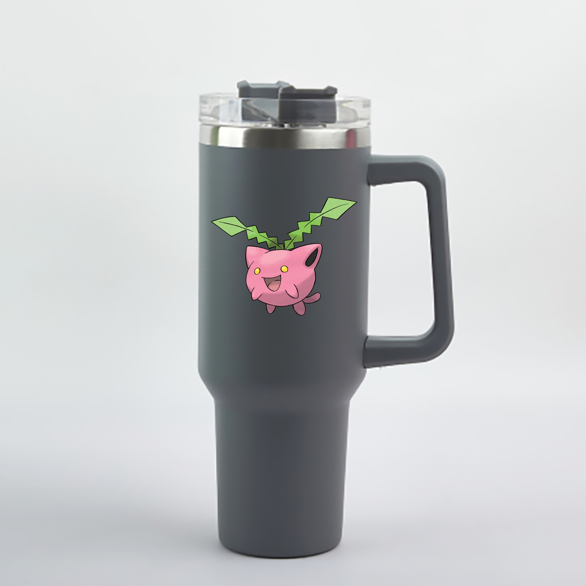 （画像用） ポケットモンスター Pokémon 1200mL車用タンブラー - クリスタルステッカー（プラスチックストロー付き）