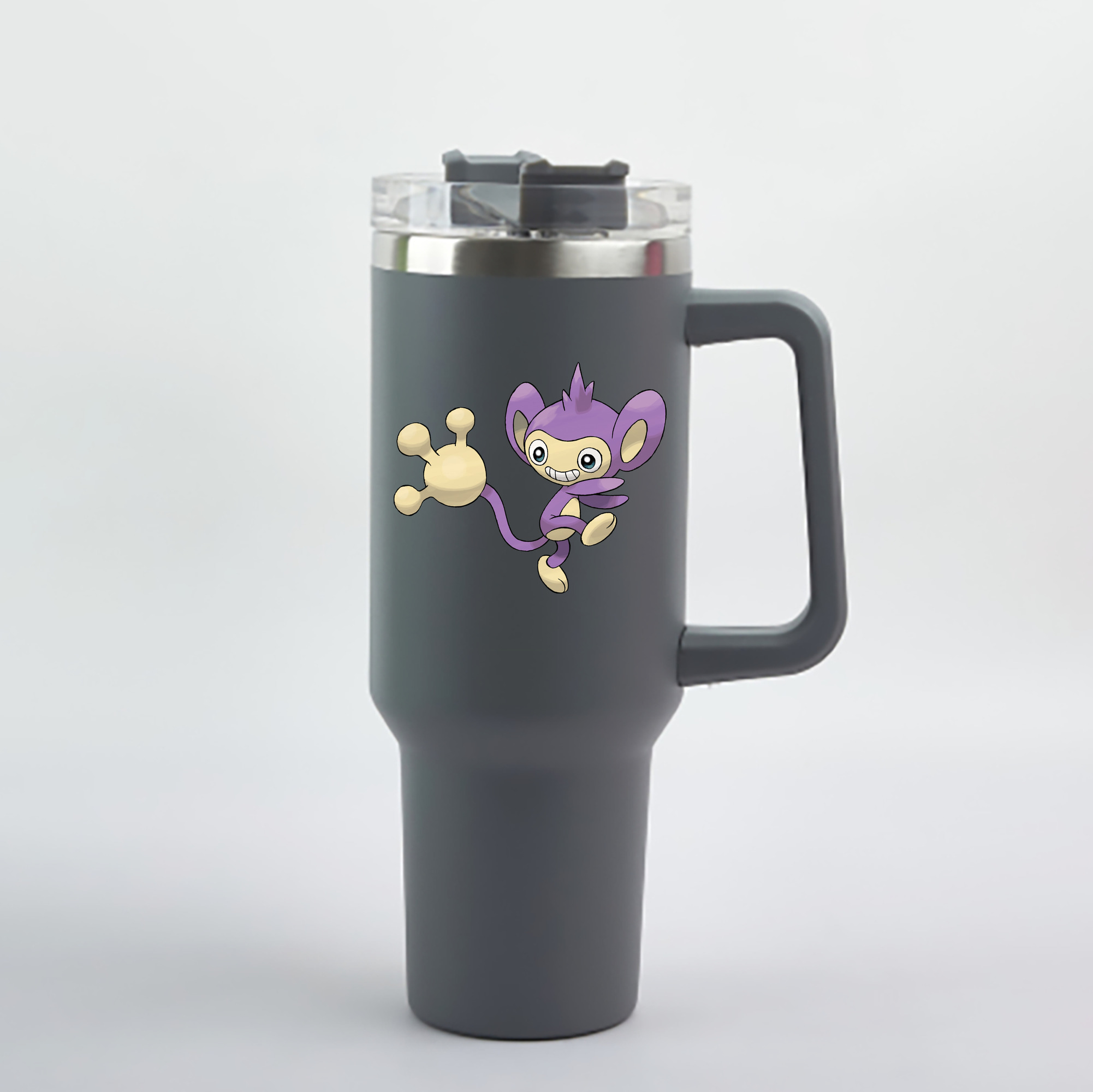 （画像用） ポケットモンスター Pokémon 1200mL車用タンブラー - クリスタルステッカー（プラスチックストロー付き）
