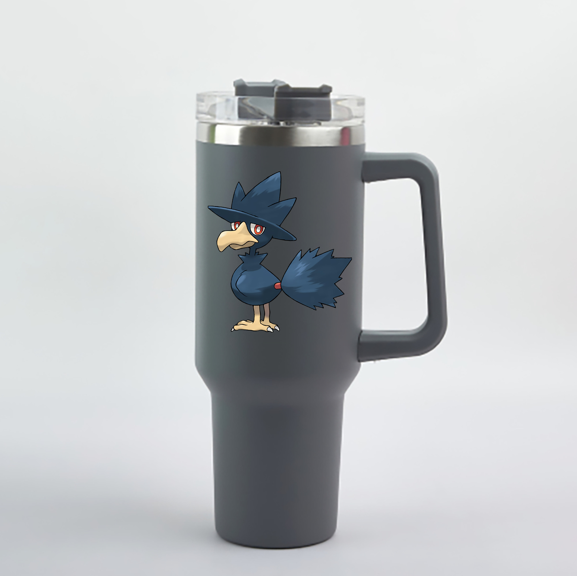 （画像用） ポケットモンスター Pokémon 1200mL車用タンブラー - クリスタルステッカー（プラスチックストロー付き）