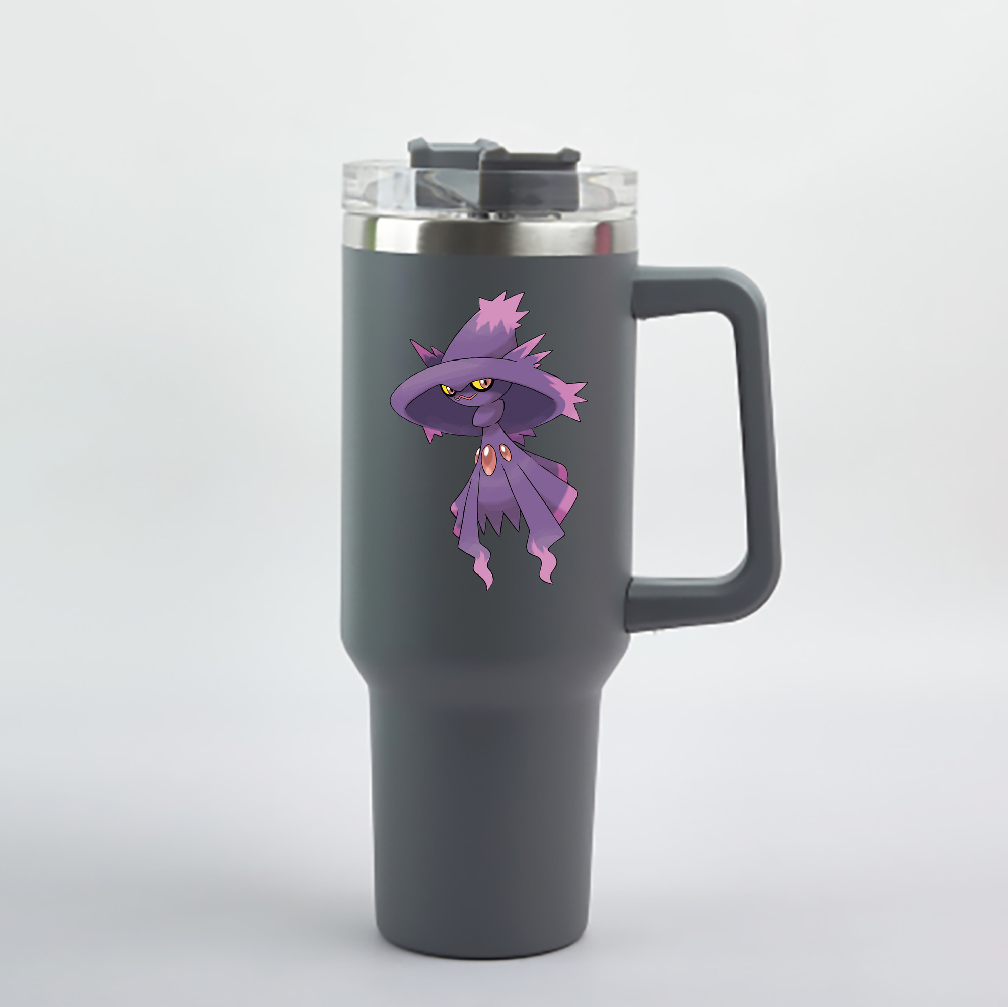 （画像用） ポケットモンスター Pokémon 1200mL車用タンブラー - クリスタルステッカー（プラスチックストロー付き）