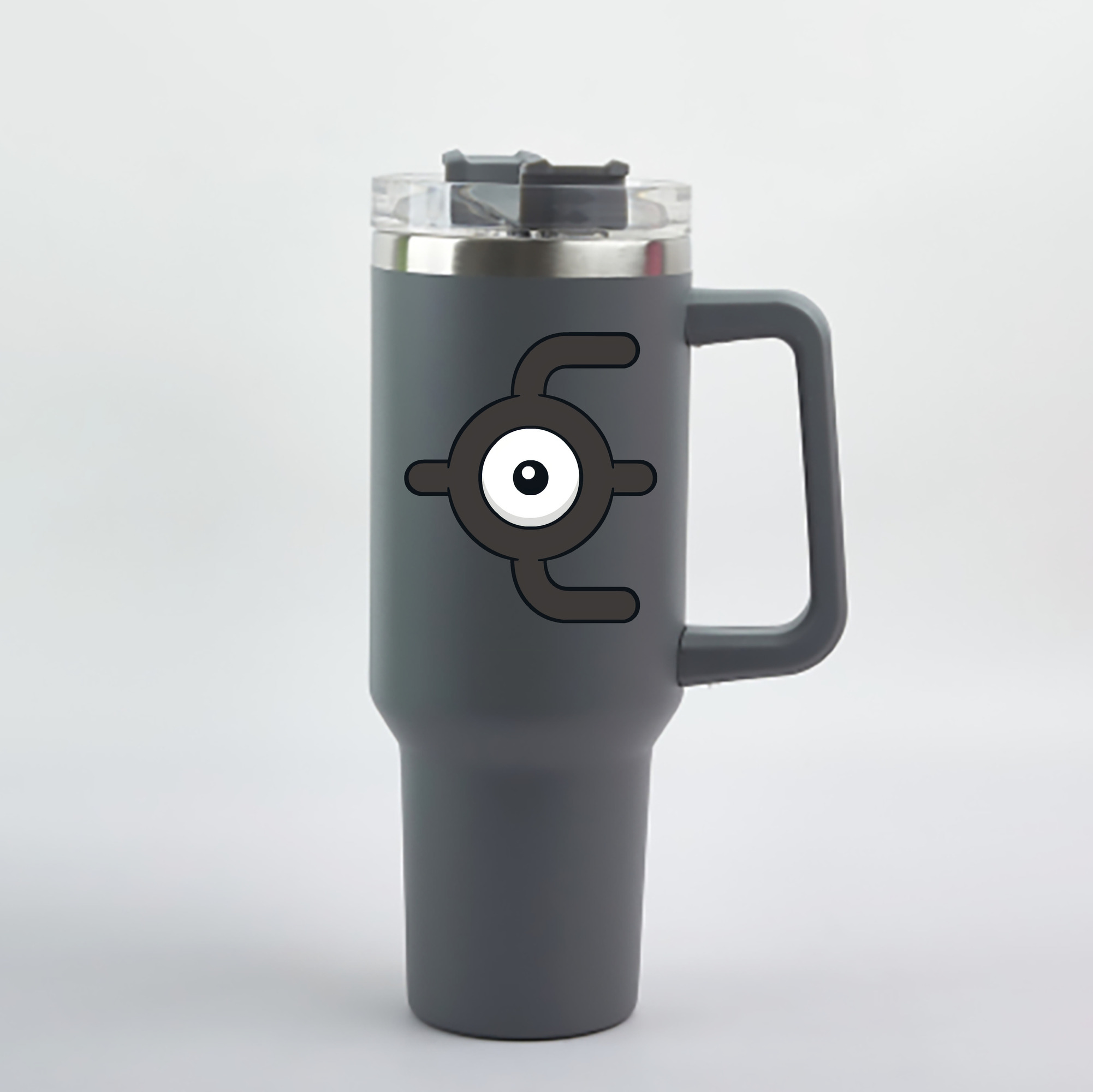 （画像用） ポケットモンスター Pokémon 1200mL車用タンブラー - クリスタルステッカー（プラスチックストロー付き）